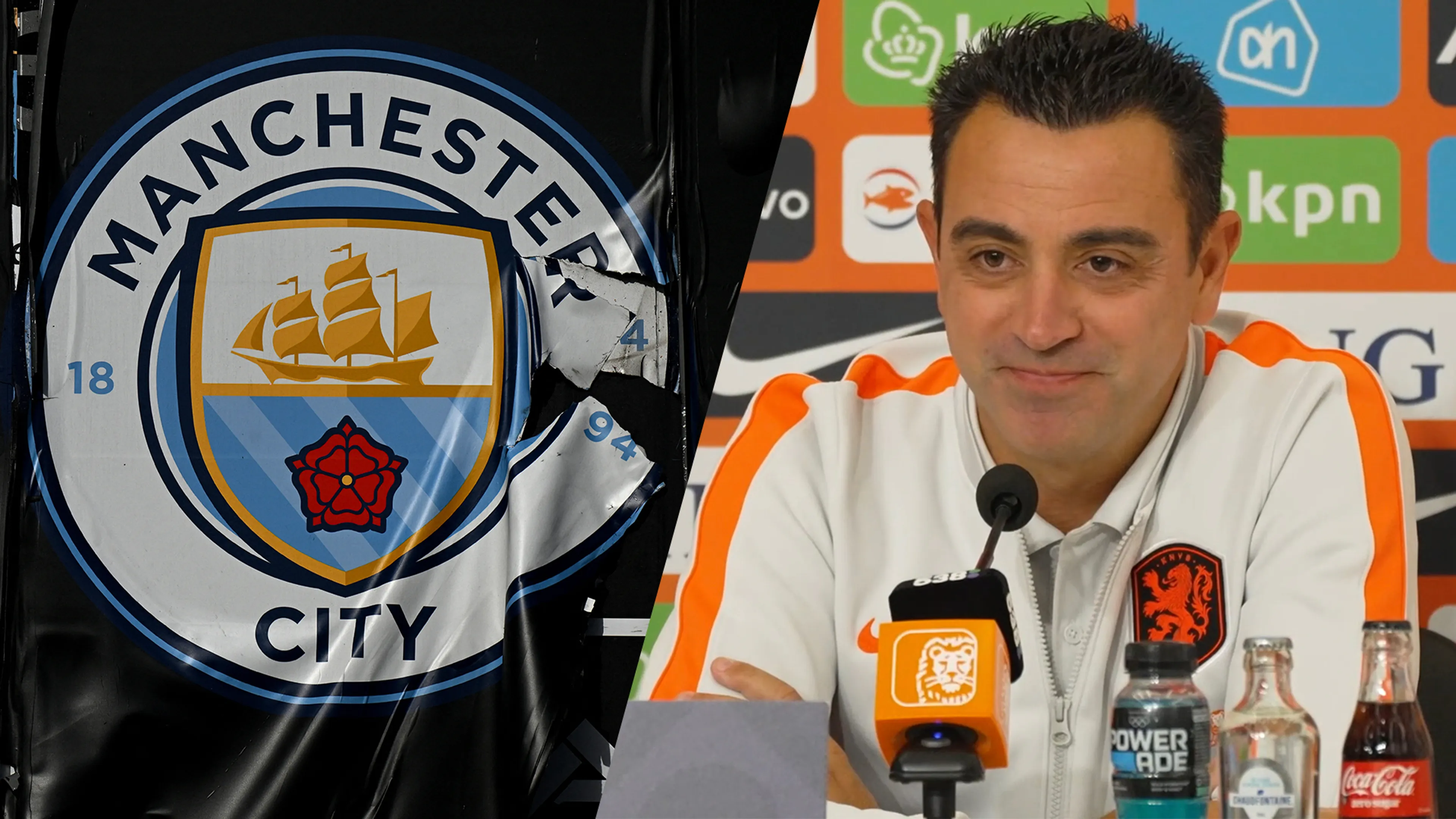 Hoe denkt Xavi Hernández over de situatie bij Manchester City?