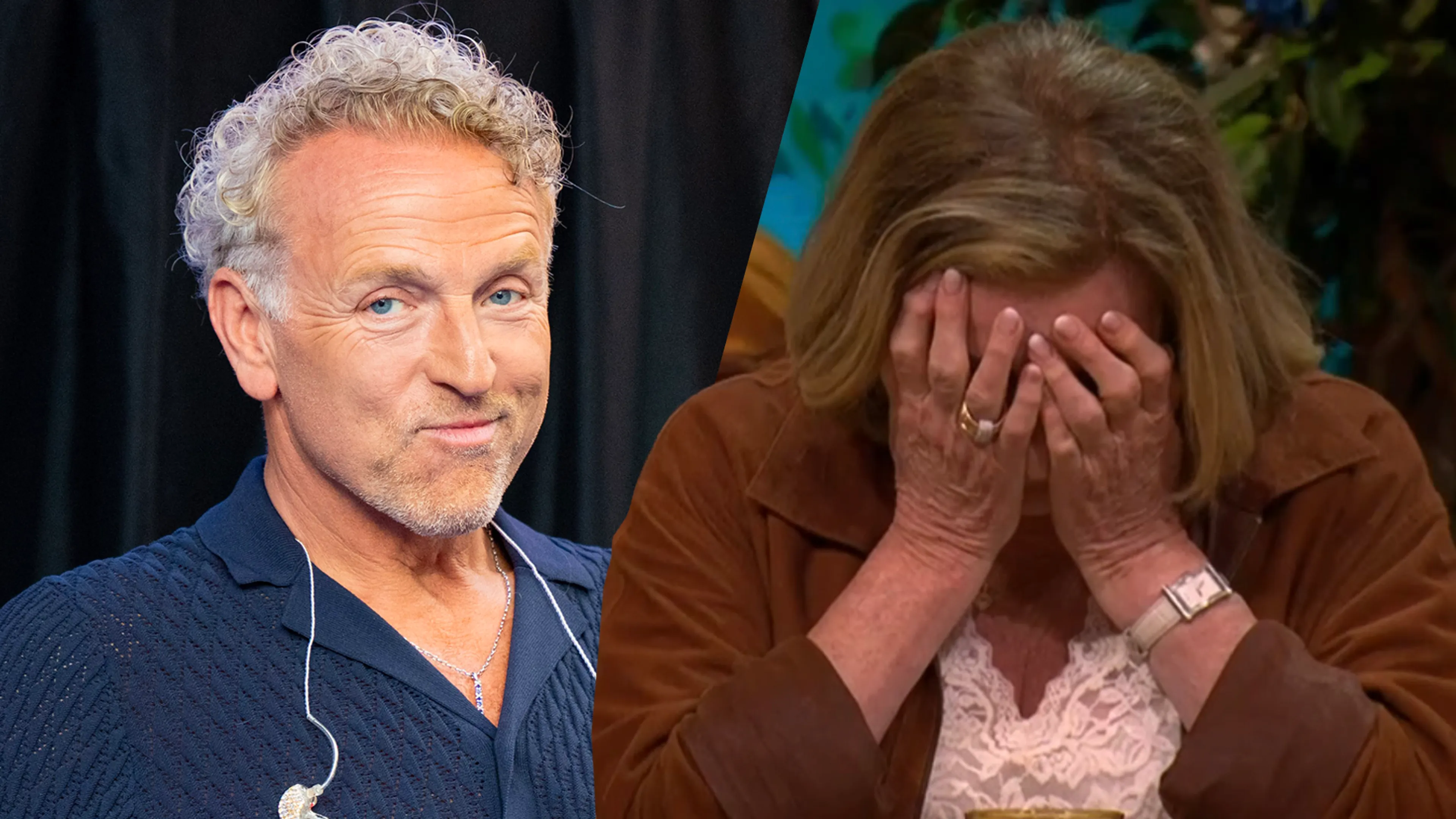 Catherine Keyl slaat haar handen voor haar gezicht na dubbelzinnig grapje over Gordon