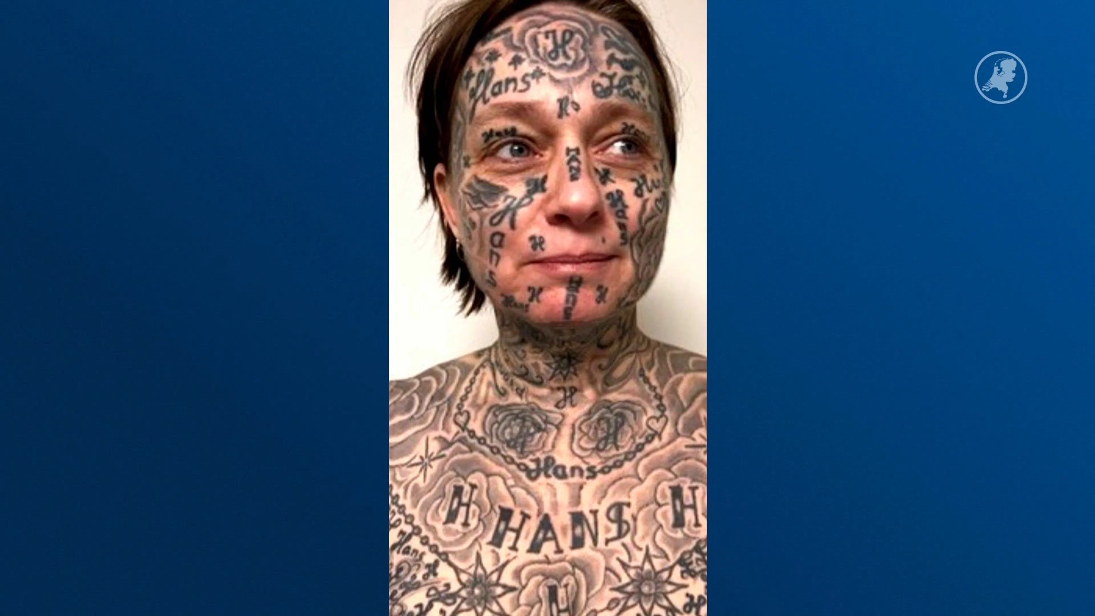 Joke's ex tatoeëerde z'n naam honderden keren op haar