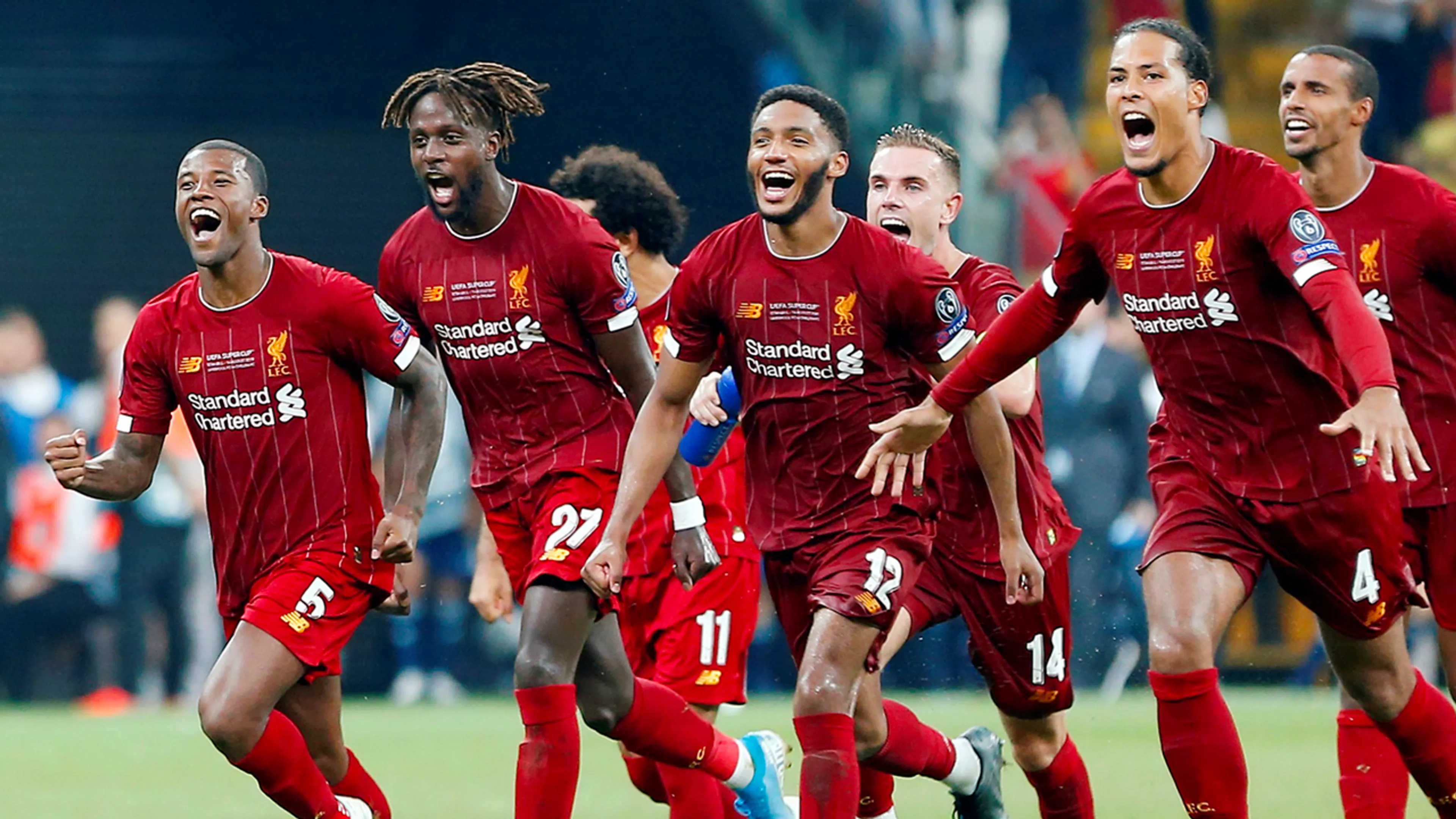 Van Dijk en Wijnaldum pakken Supercup met Liverpool
