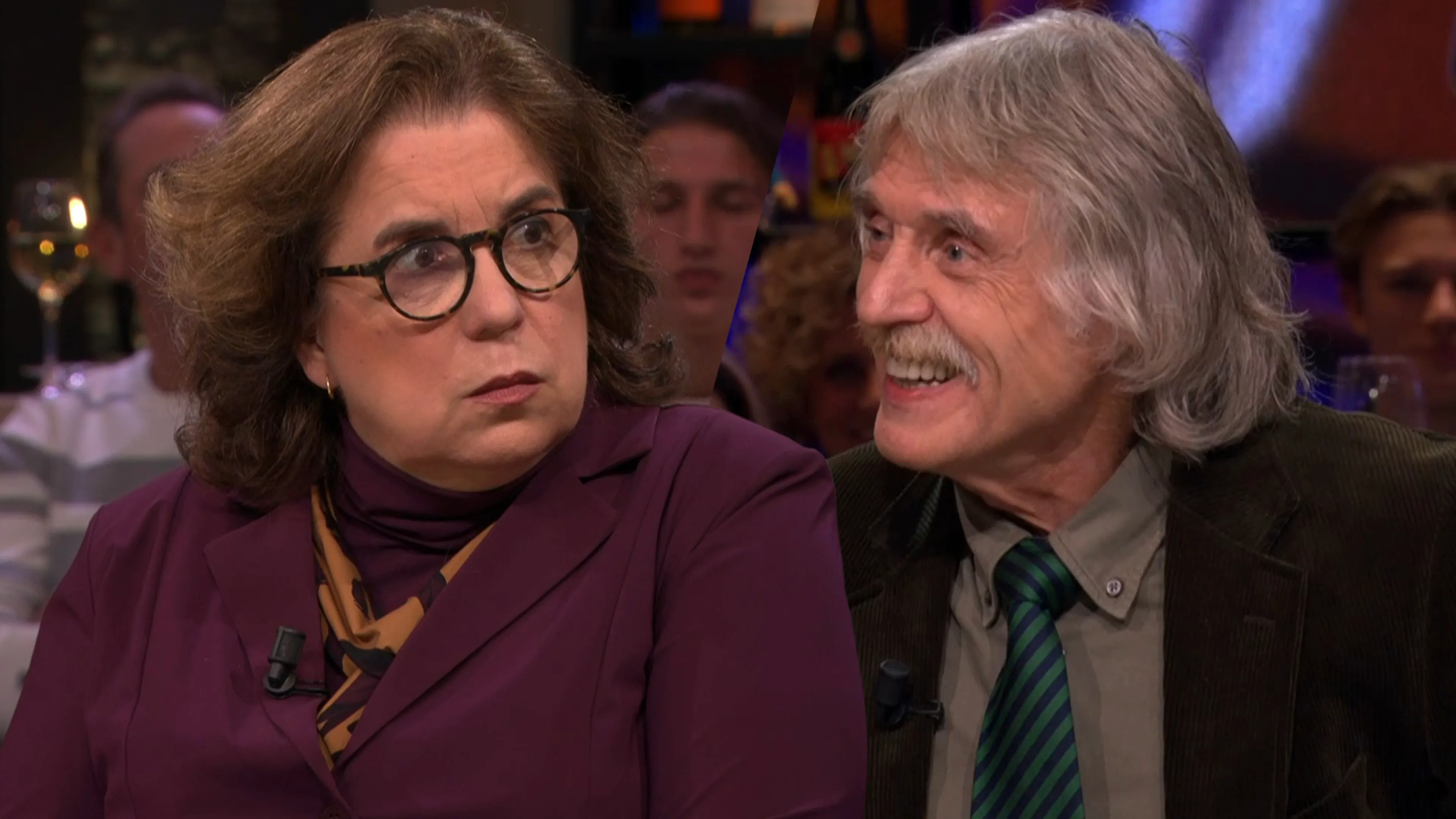 Francis van Broekhuizen vraagt Johan Derksen: 'Wat ga je morgen voor rottigs over mij zeggen?'