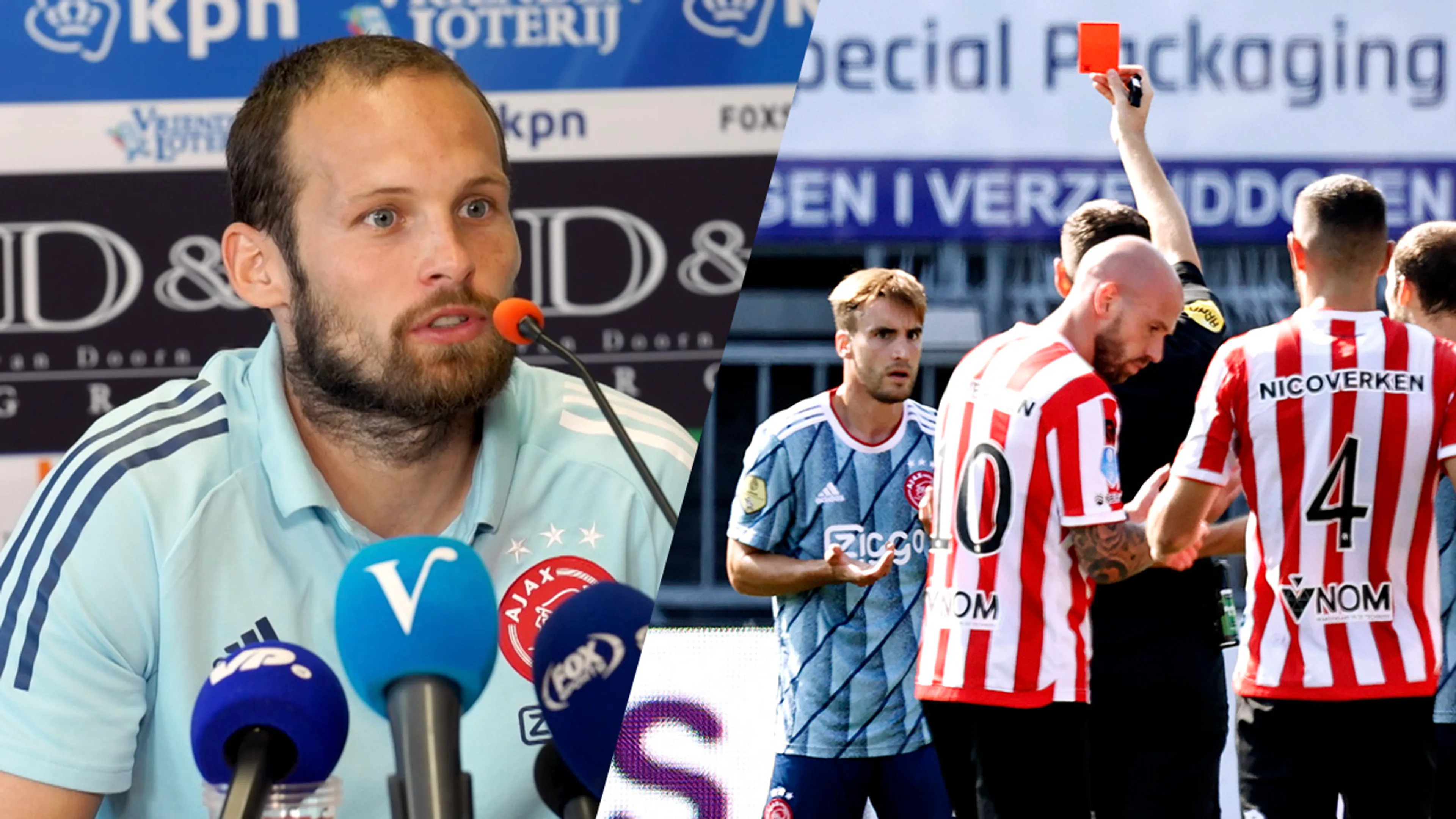Blind zet vraagtekens bij rode kaart: ‘Ik vind het nogal zwaar gestraft’