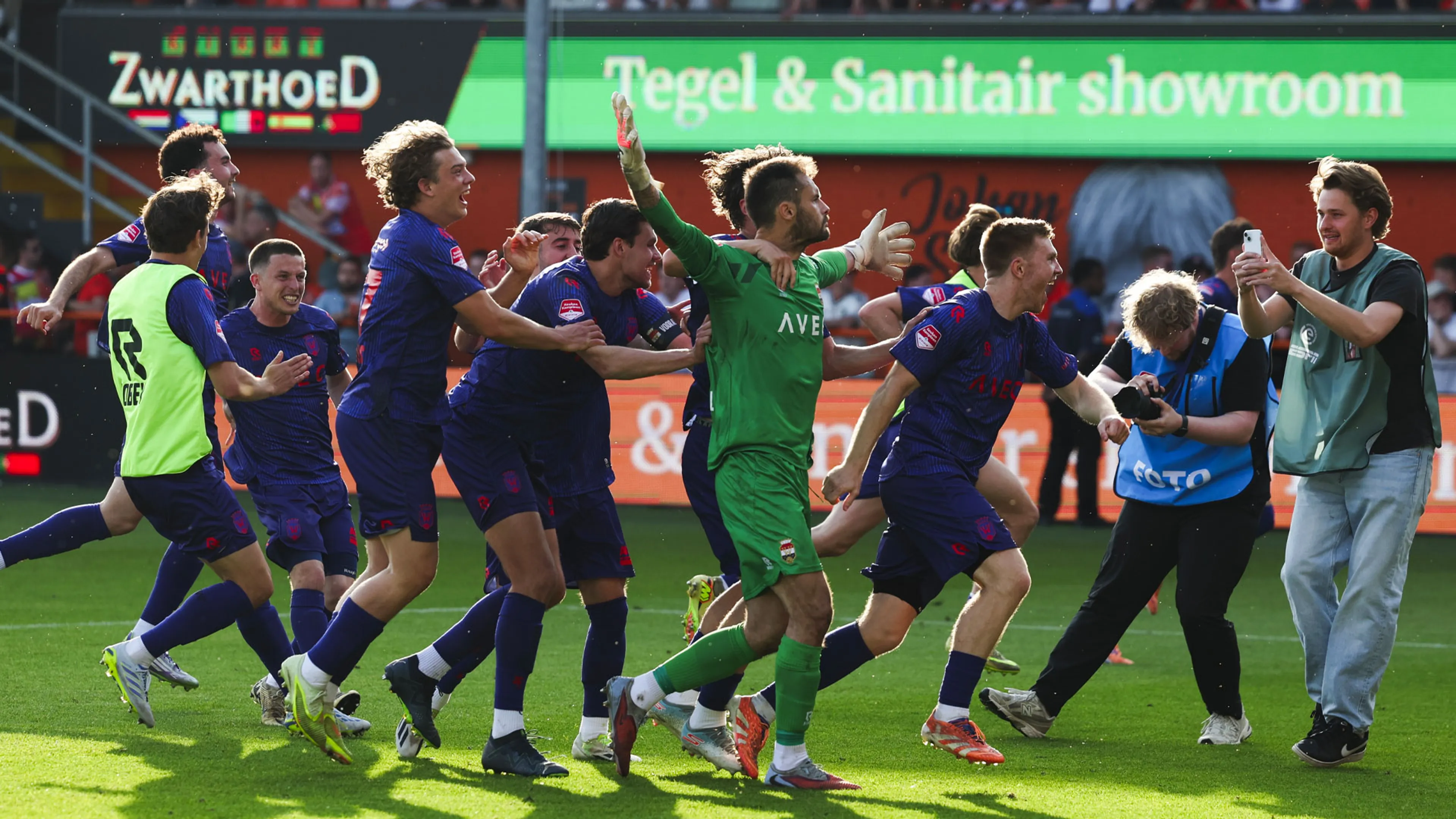 Willem II terug in de Eredivisie door zege via strafschoppen op FC Volendam 