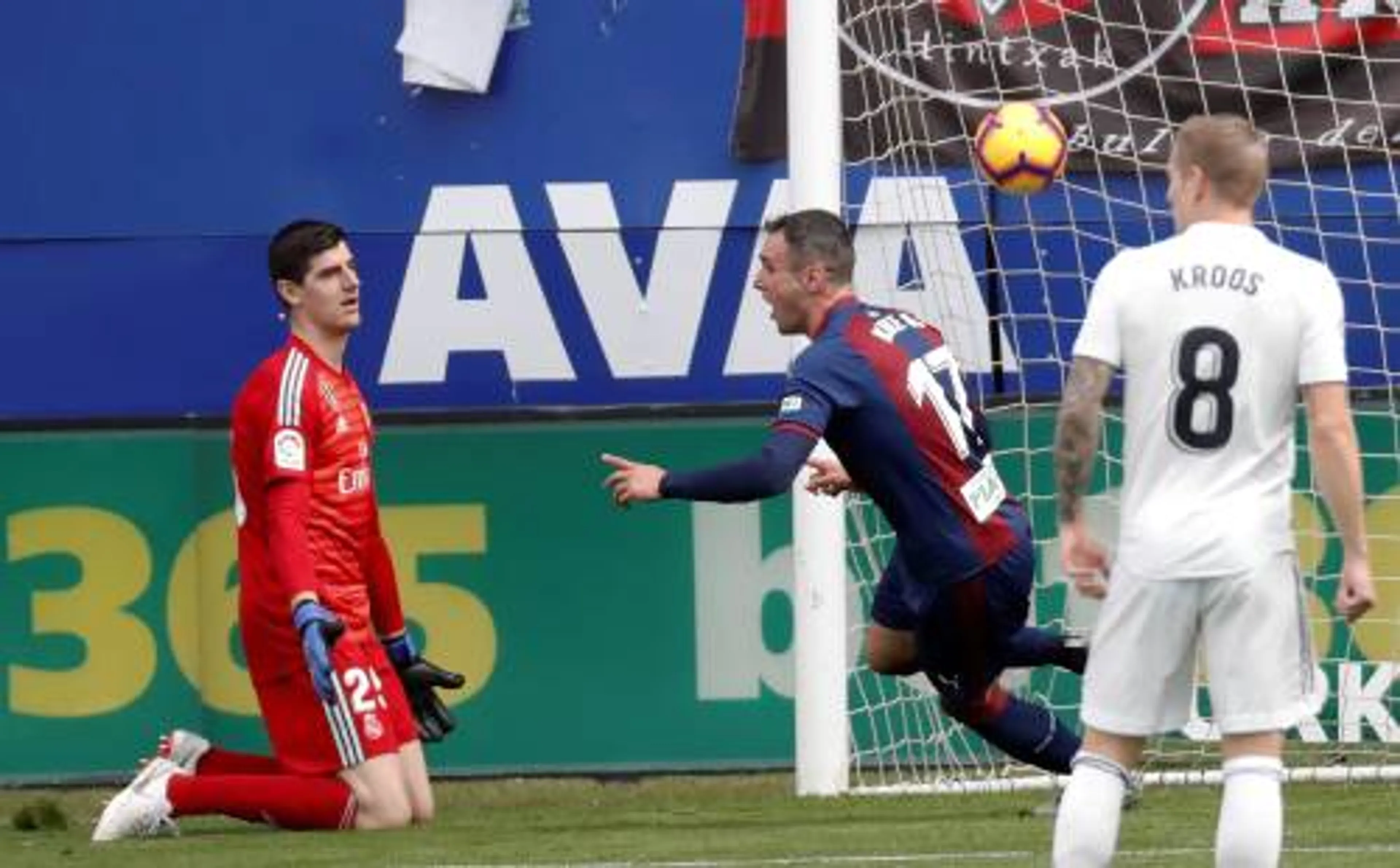 Real Madrid hard onderuit bij Eibar
