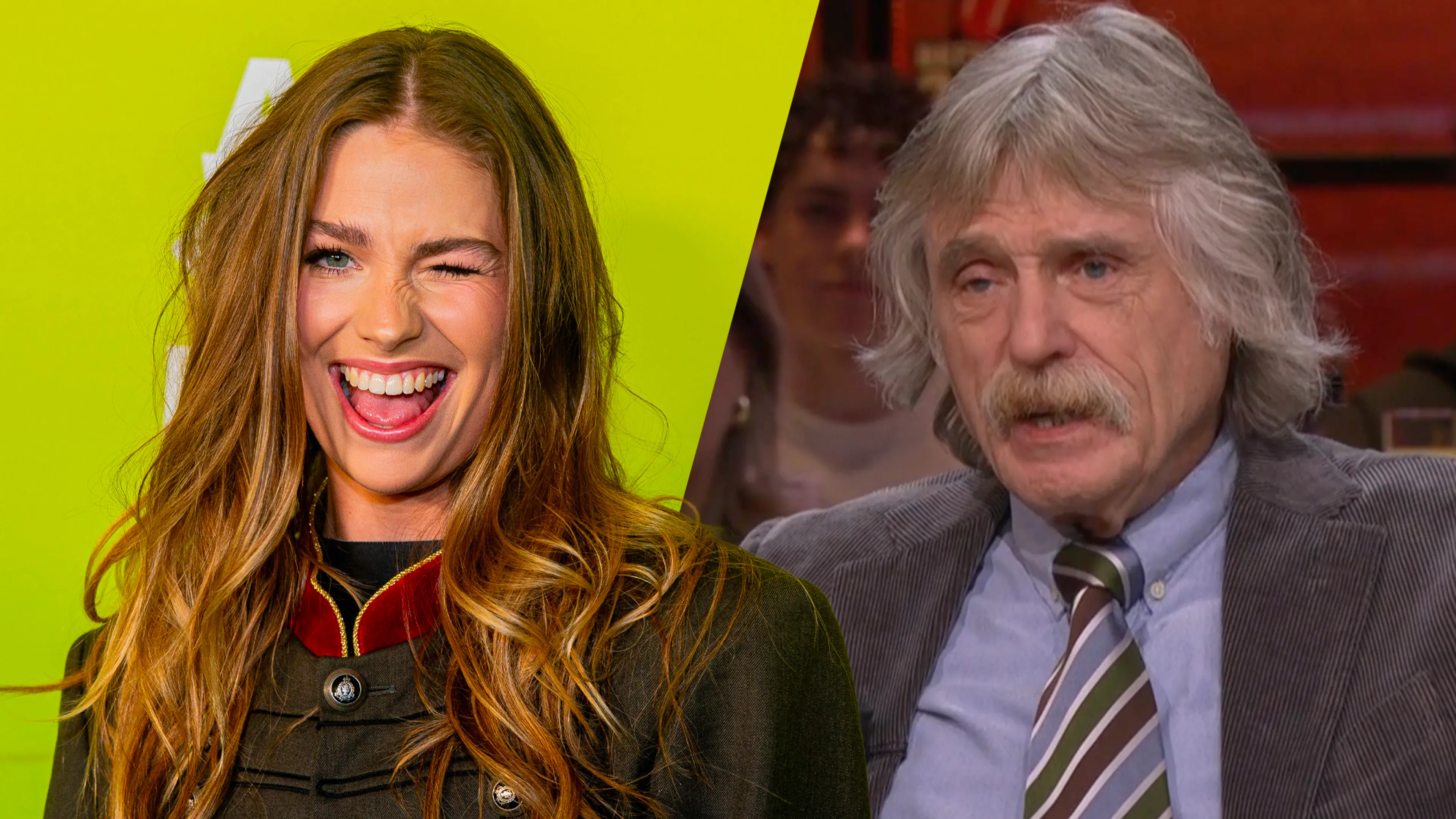 Johan Derksen over Roxy Dekker: 'Ze loopt al enige meters naast haar schoenen'