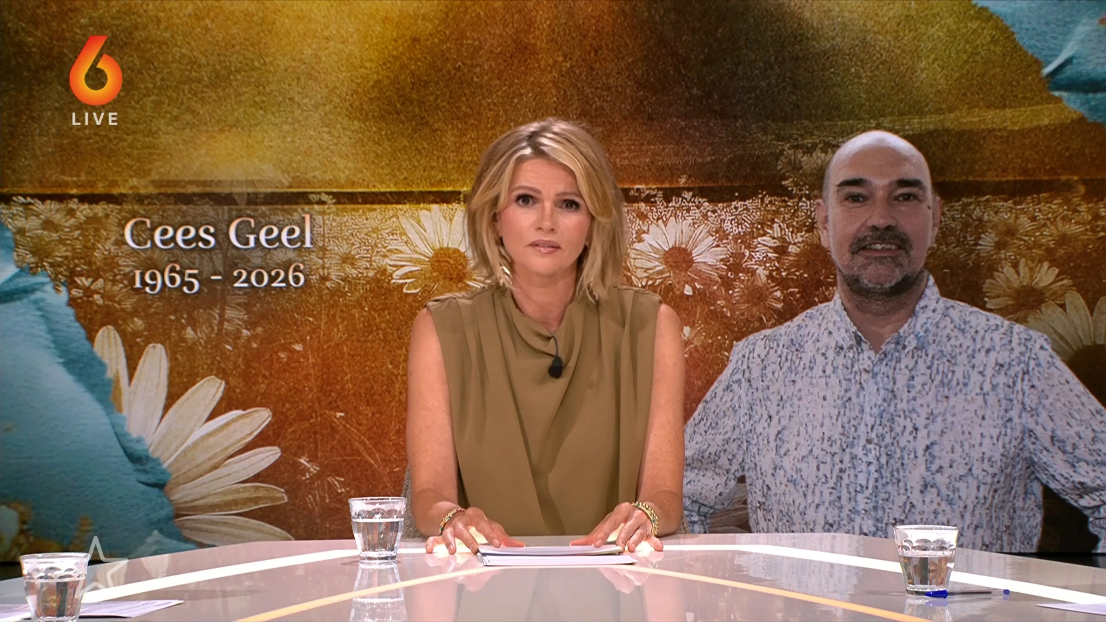 Shownieuws-tafel staat stil bij overlijden Cees Geel