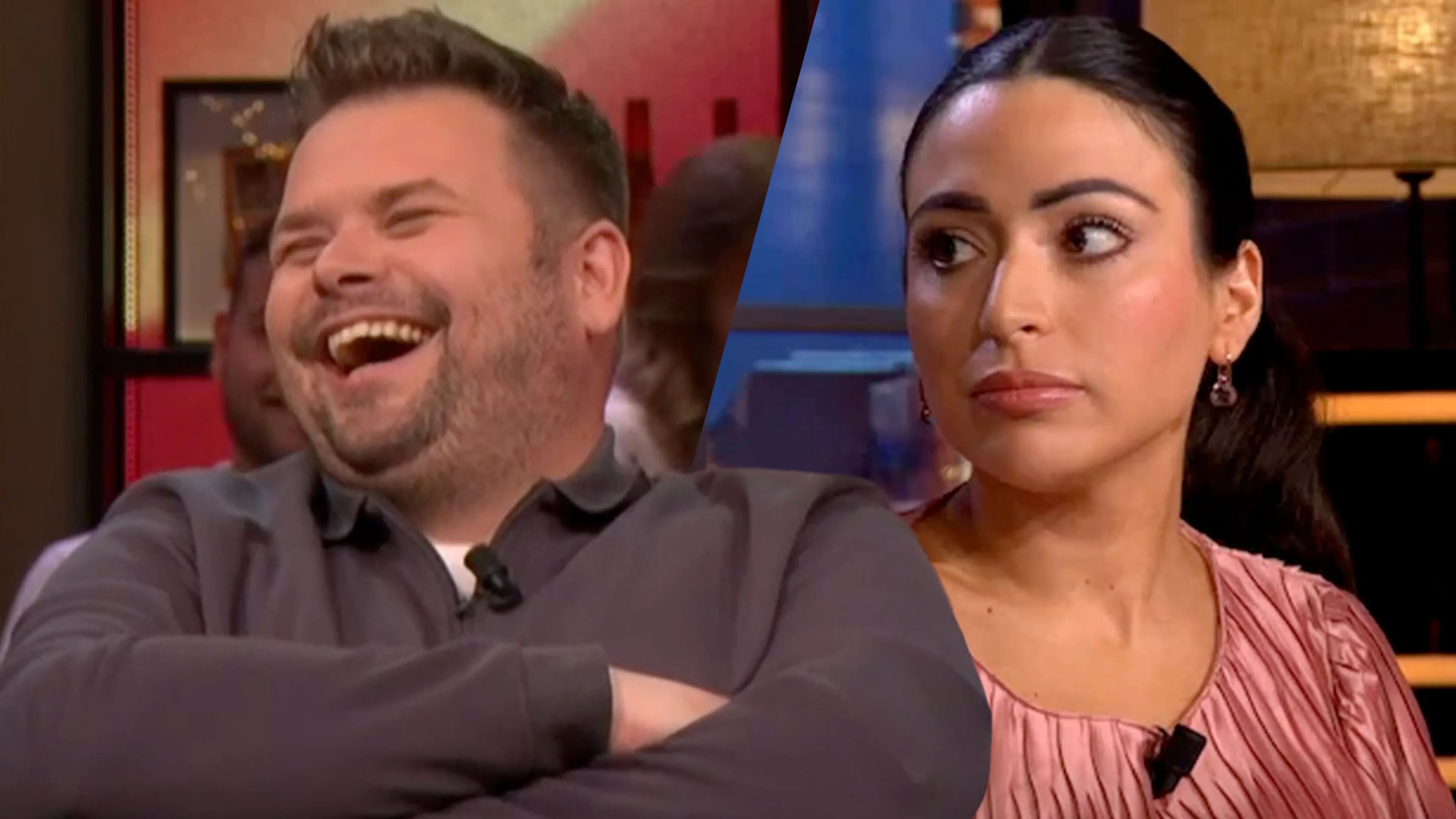 Thomas van Groningen moet lachen om eigen grapje over Lale Gül