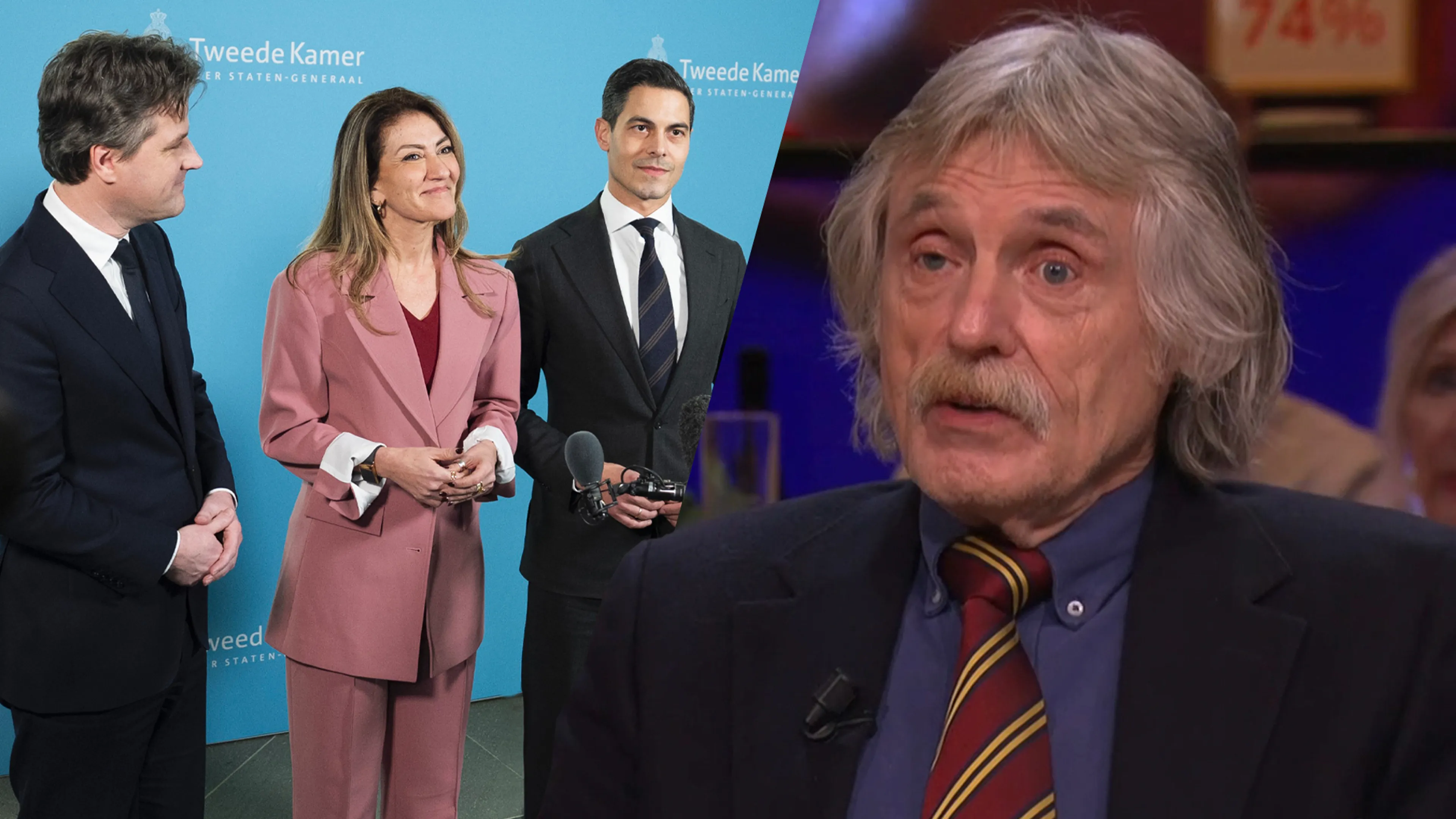 Johan Derksen voorzichtig positief over akkoord D66, VVD en CDA: 'Spreken mijn taal niet, maar...'