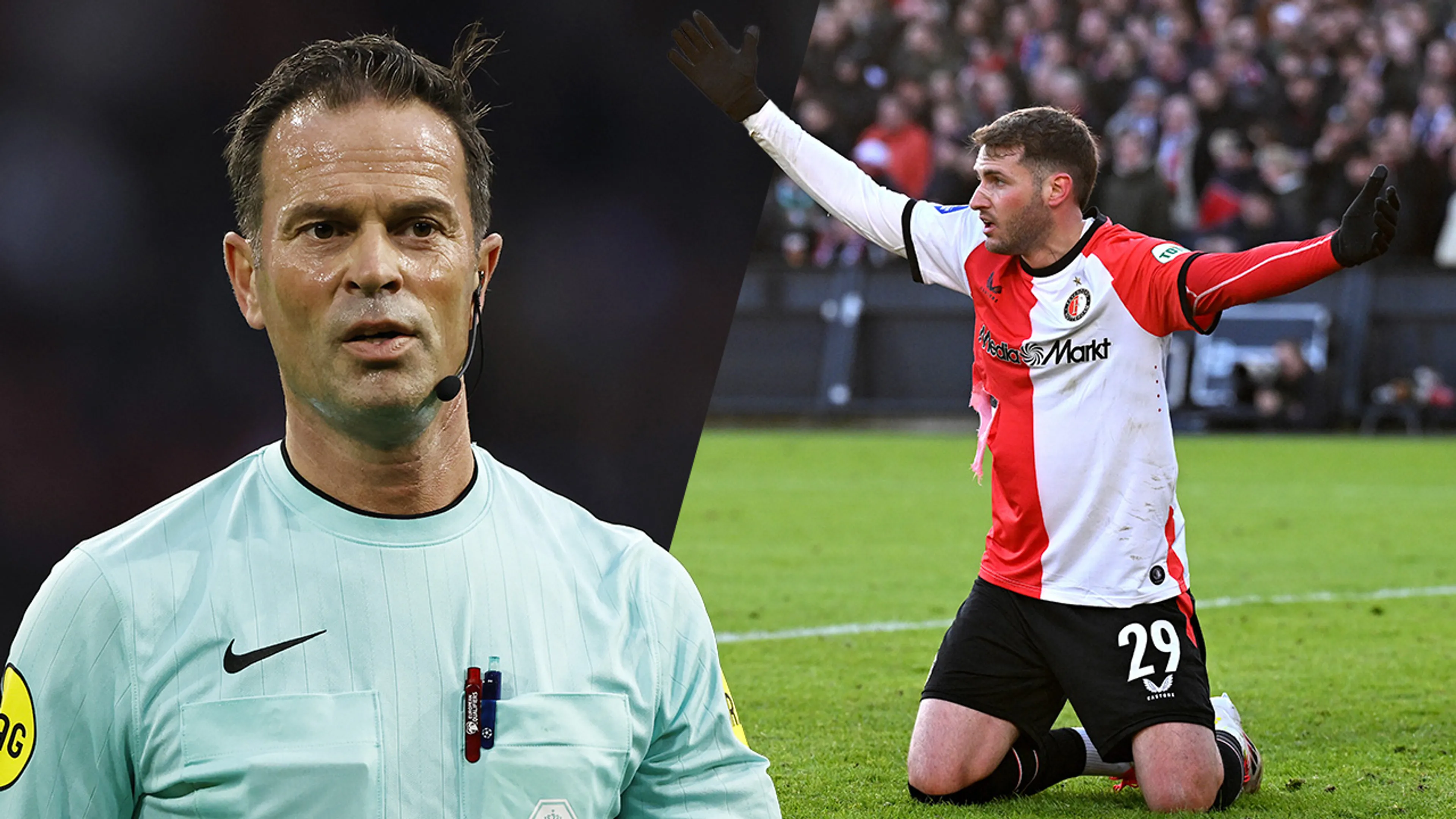 Bas Nijhuis over beslissing bij Feyenoord-Utrecht: 'Hier had een strafschop moeten volgen...'