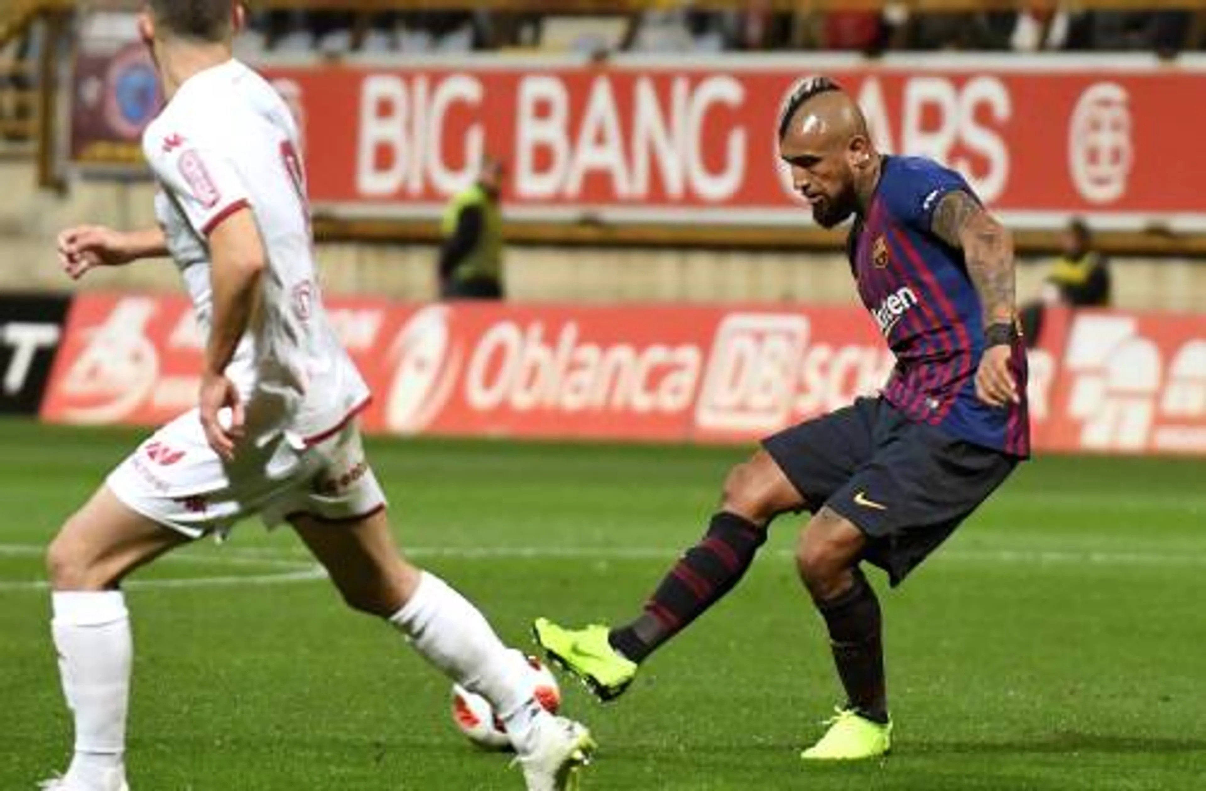 Barcelona laat langs derdeklasser