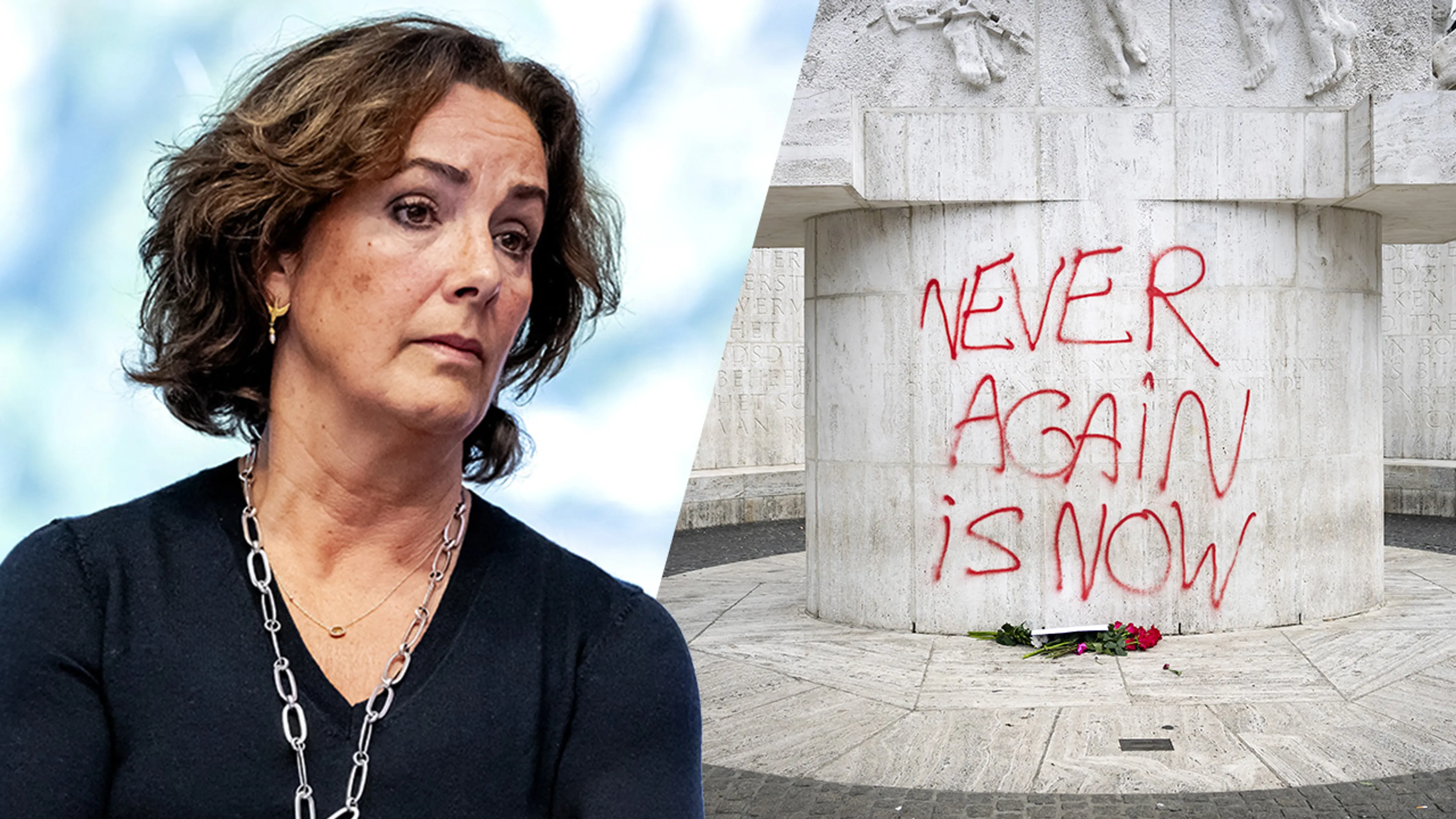 Femke Halsema verdedigt beveiliging rond beklad monument op de Dam: 'Er was geen directe dreiging'