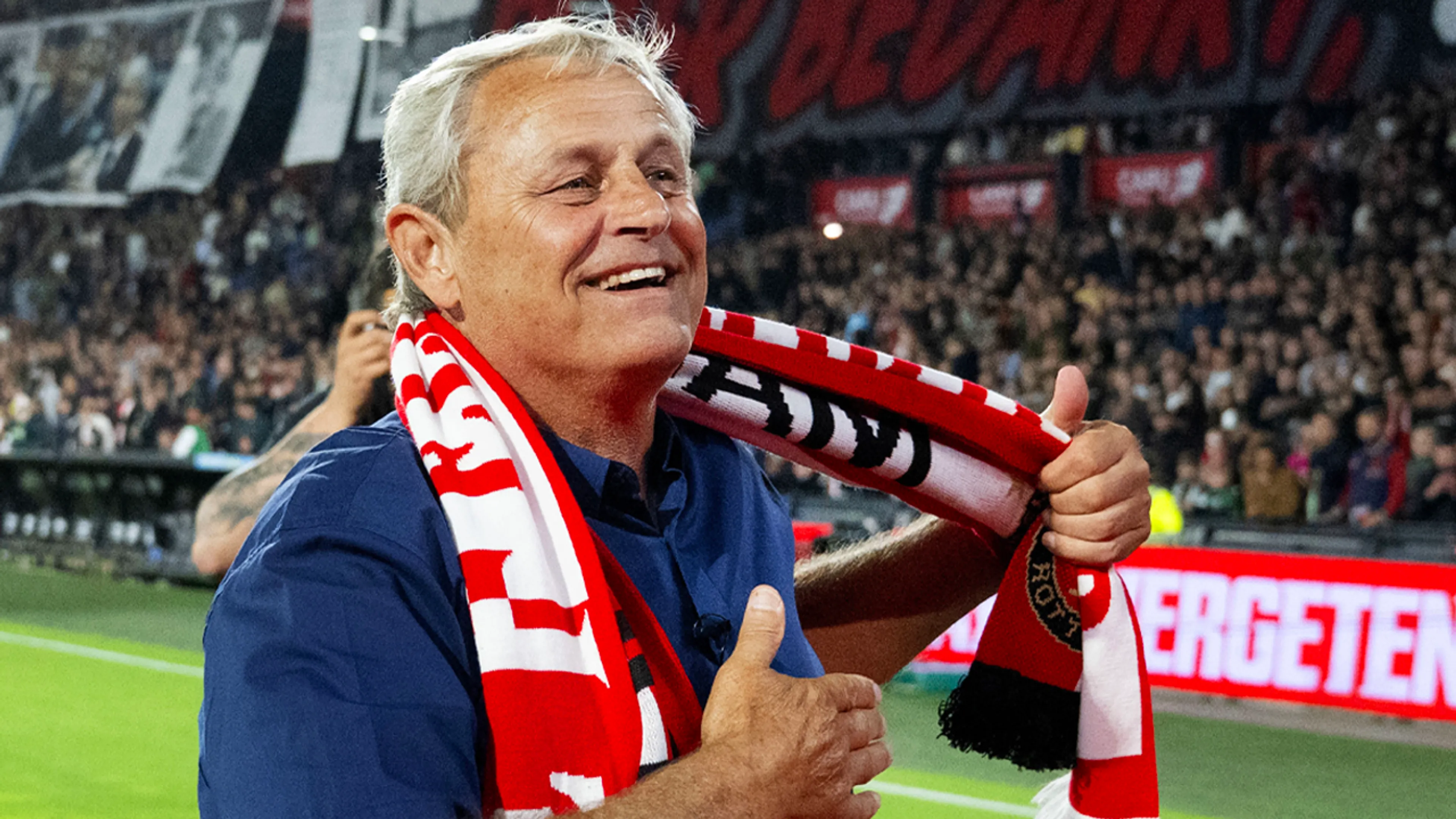 Zoon van oud-Feyenoorder volgt Peter Houtman op als stadionspeaker in De Kuip