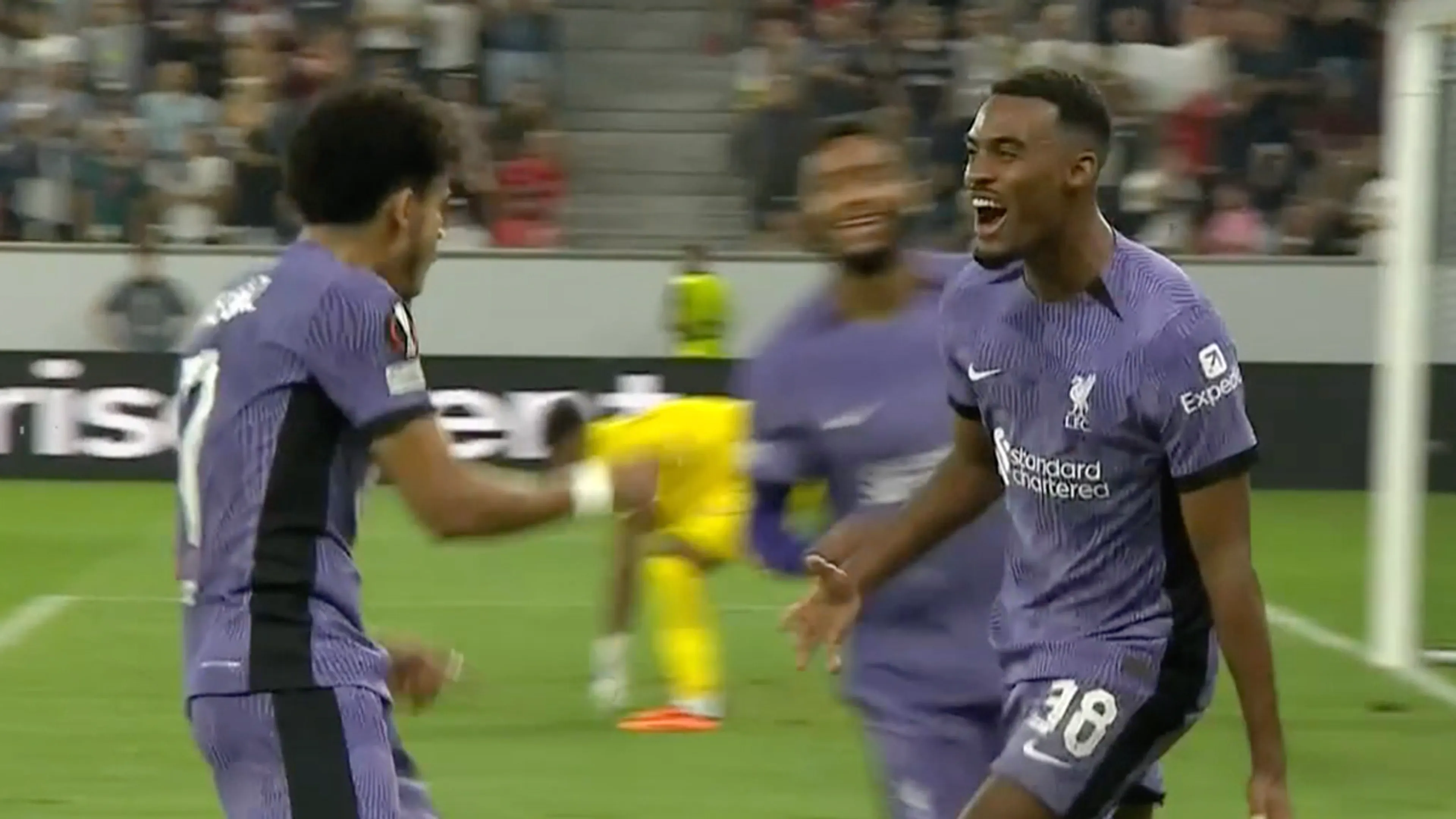 VIDEOGOAL: LASK Linz - Liverpool 1-2 (Luis Diaz)