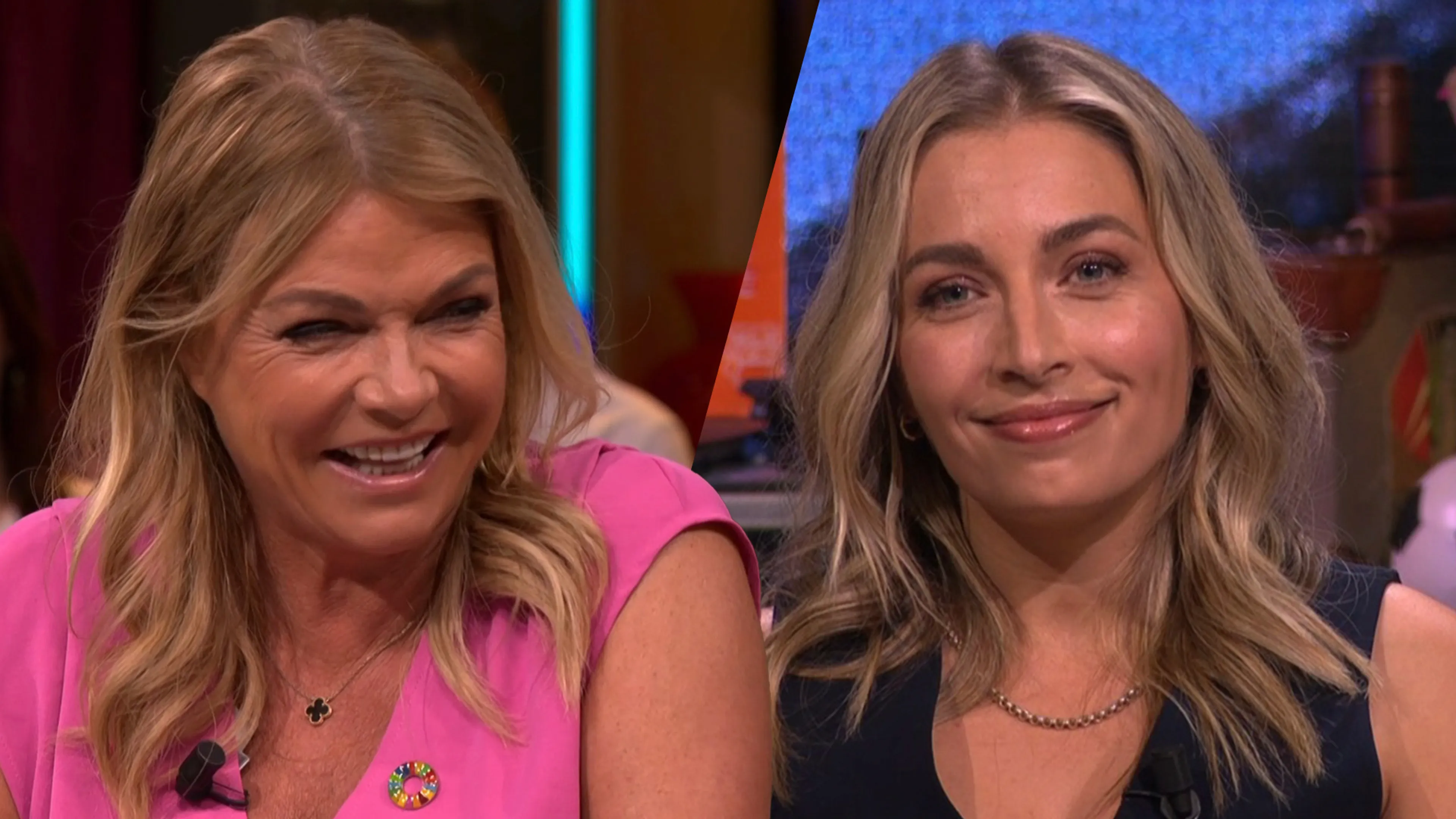 Goedele Liekens en Shelly Sterk donderdagavond te gast bij Vandaag Inside