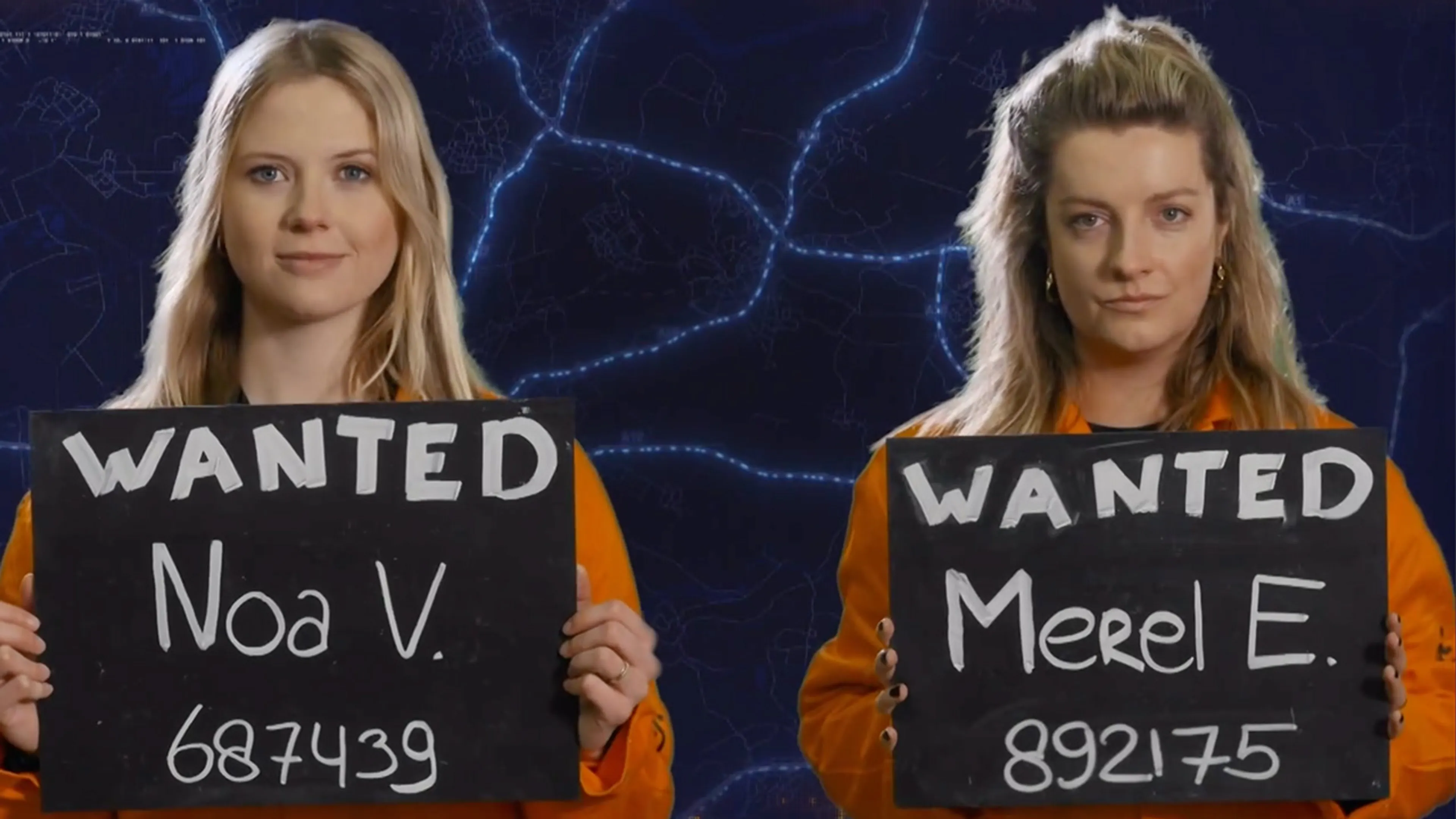 Noa Vahle en Merel Ek vanavond te zien in Het Jachtseizoen!