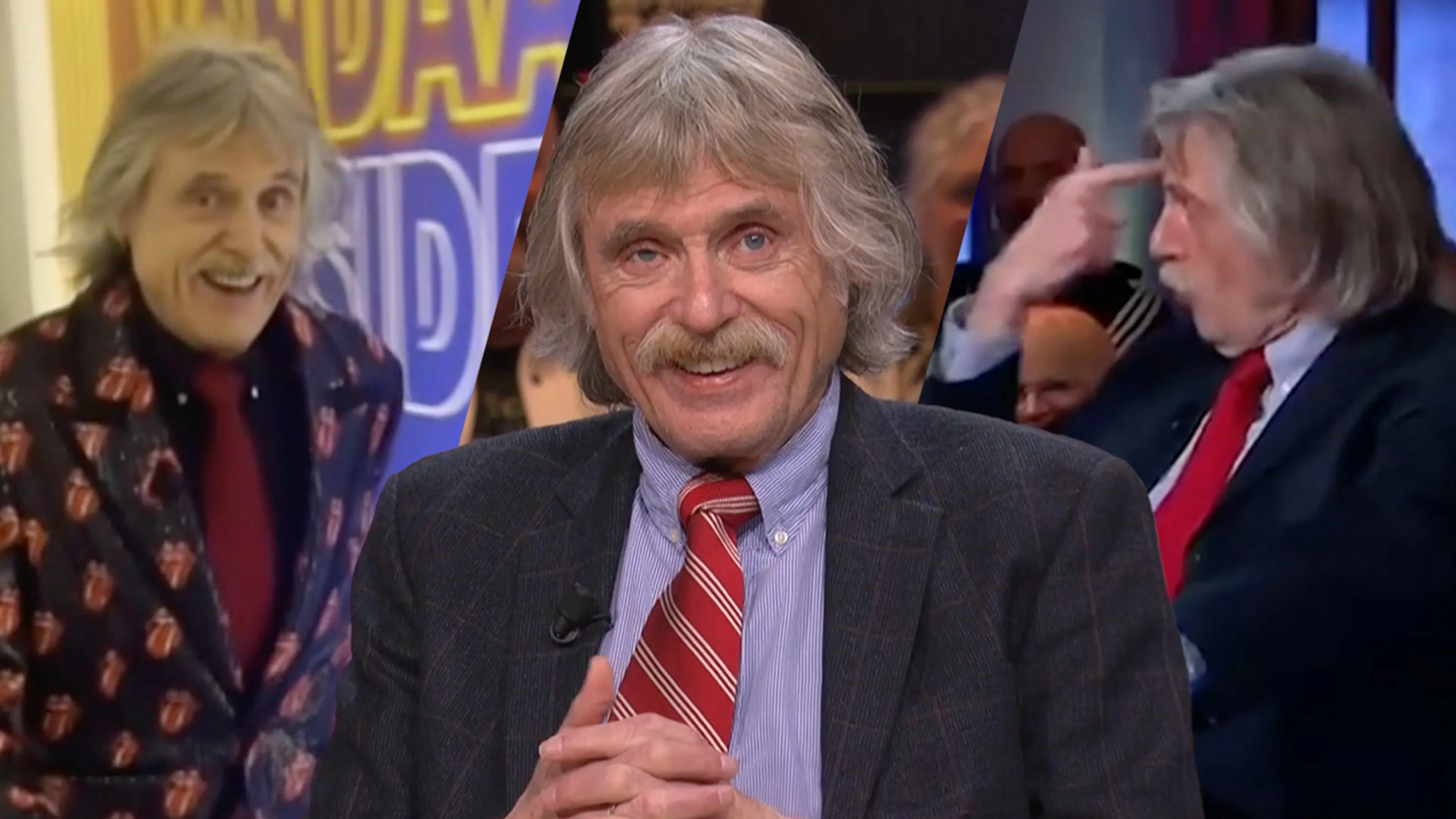 Johan Derksen ziet TikTok-video's van zichzelf: 'Er circuleren alleen ordinaire beelden van mij!'