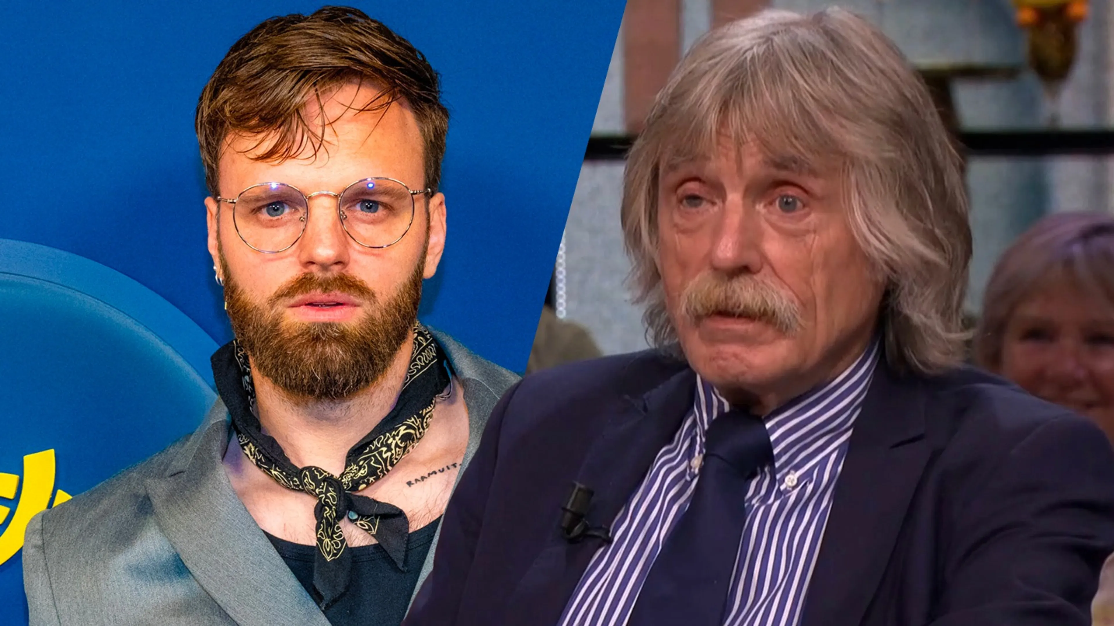 Johan Derksen na kritiek van Tim Hofman over Maan: ‘Irritante snotneus!’