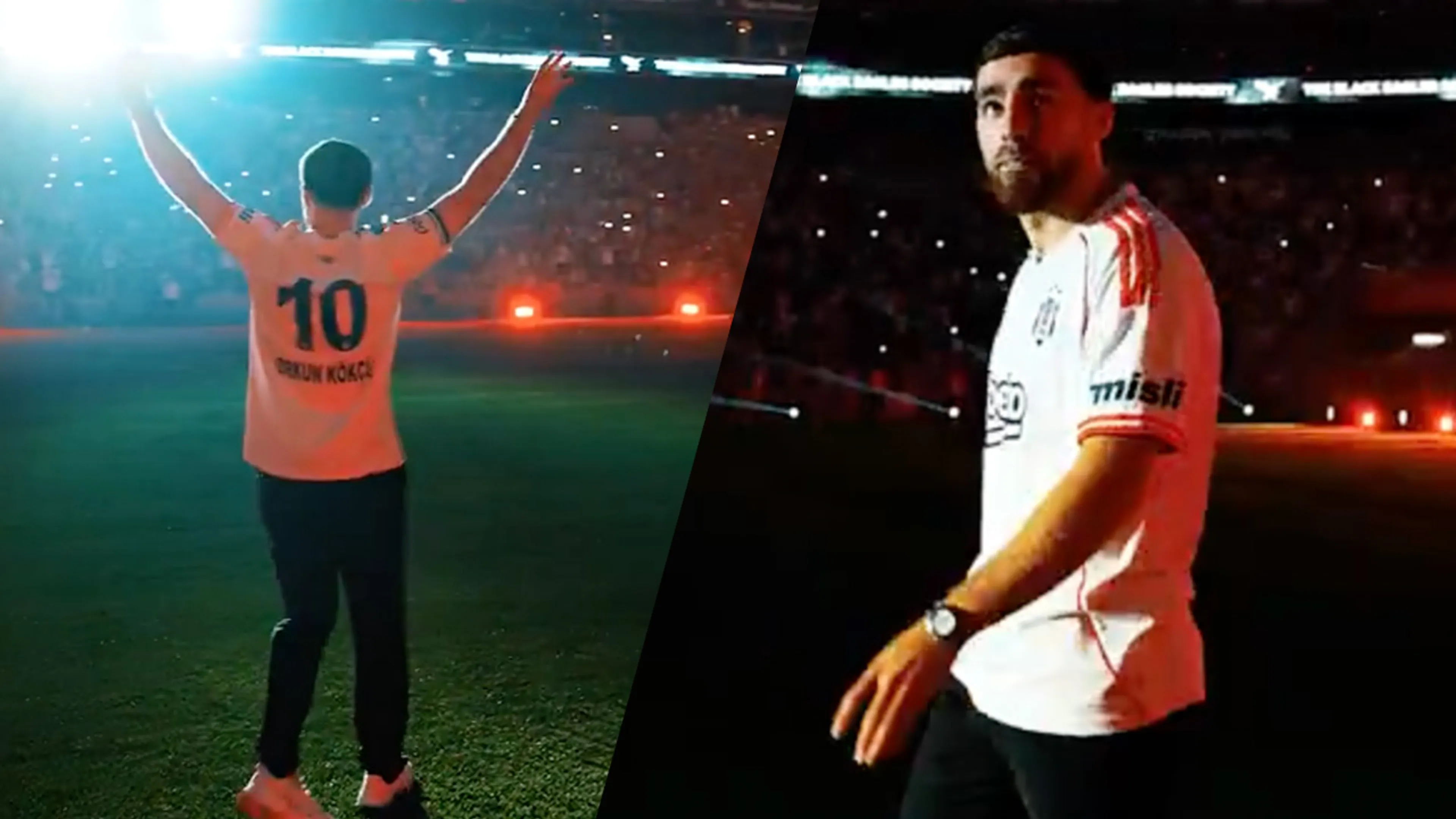 Video: Kolkend Beşiktaş-stadion viert komst van Orkun Kökçü