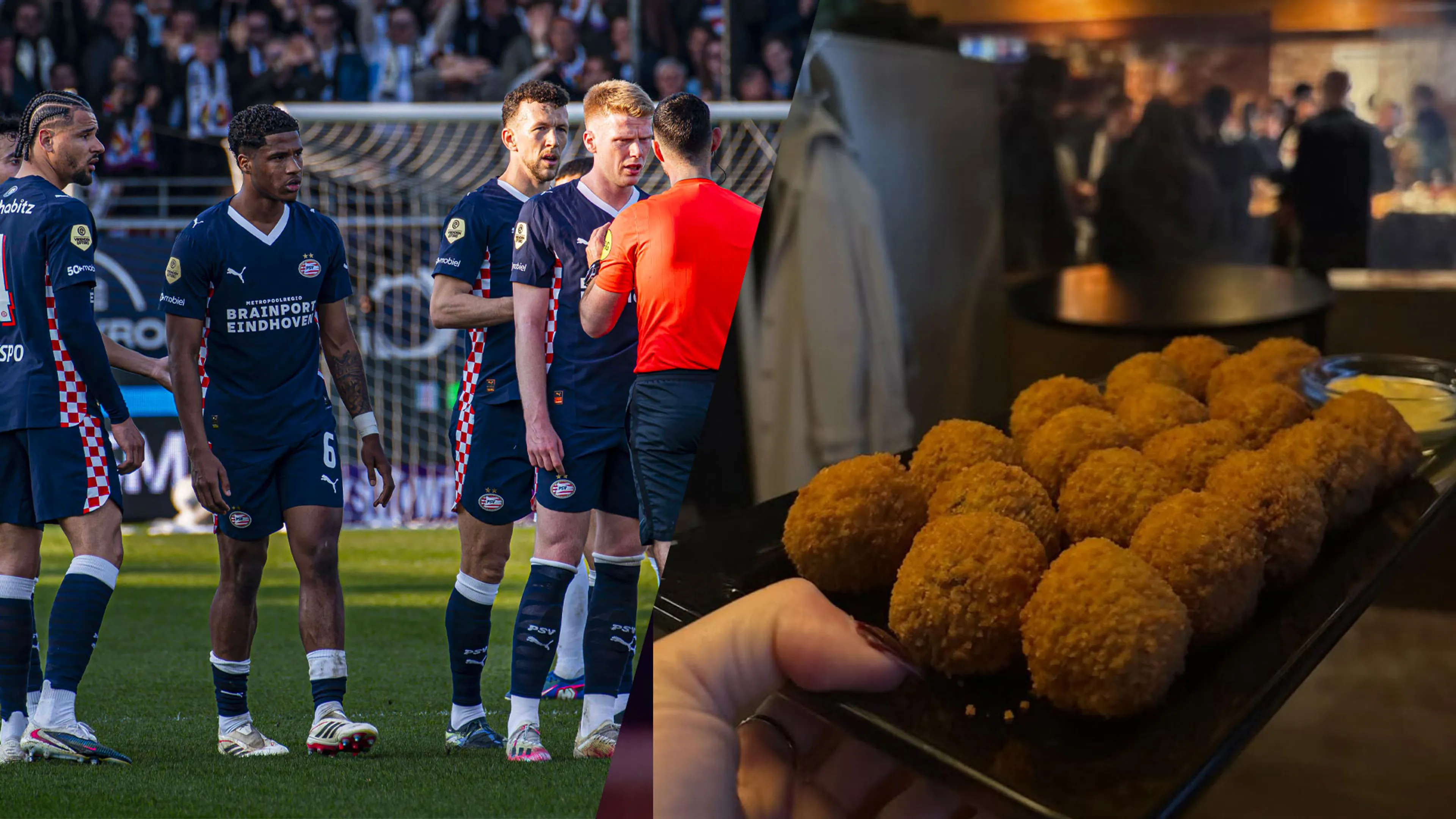 Telstar grapt na zege op PSV: 'Schaal met bitterballen is toch ook lekker?!'