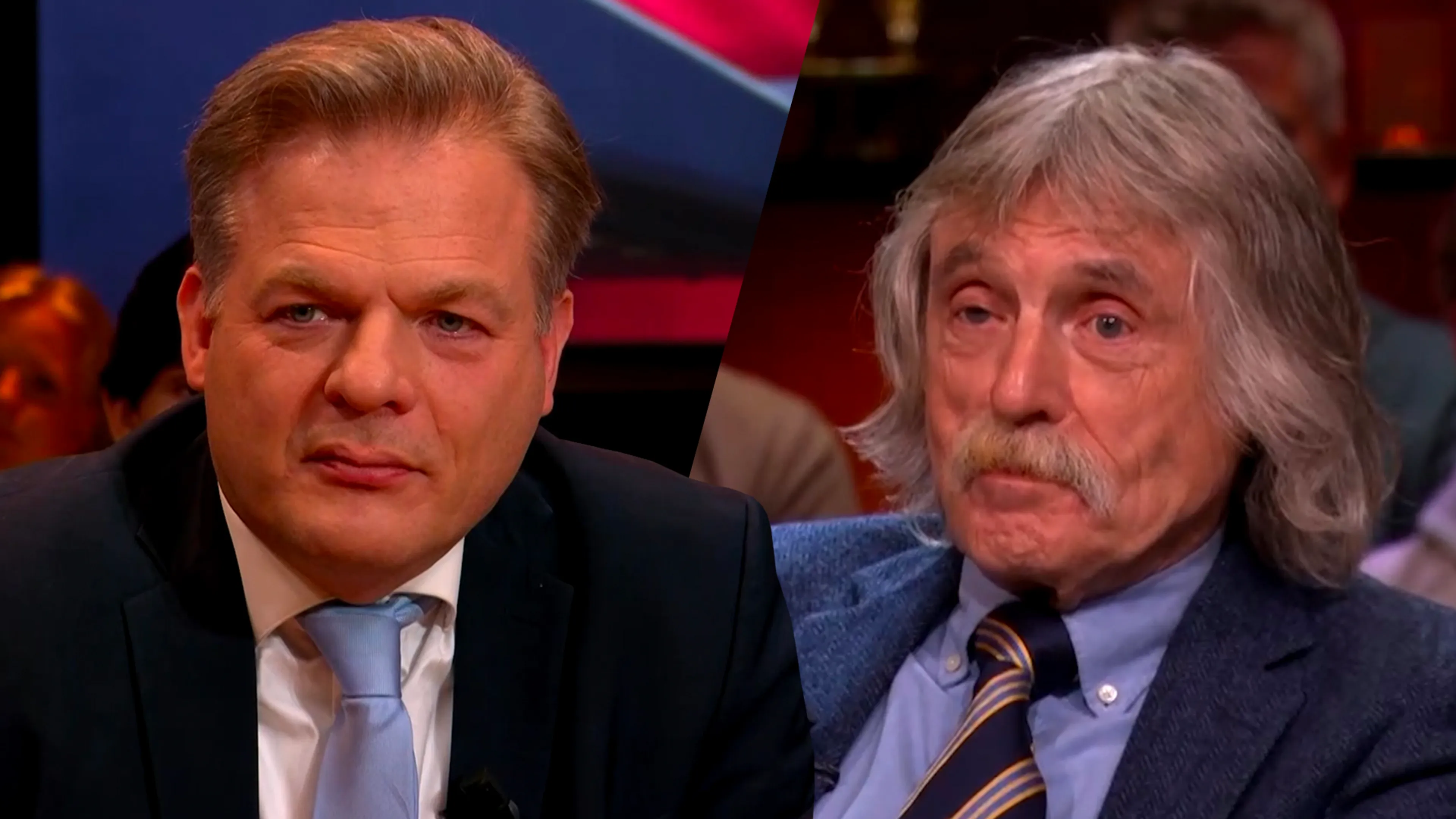 Johan ziet Omtzigt clashen op tv: ‘Ik denk dat hij een héle lange huilbui heeft gehad’