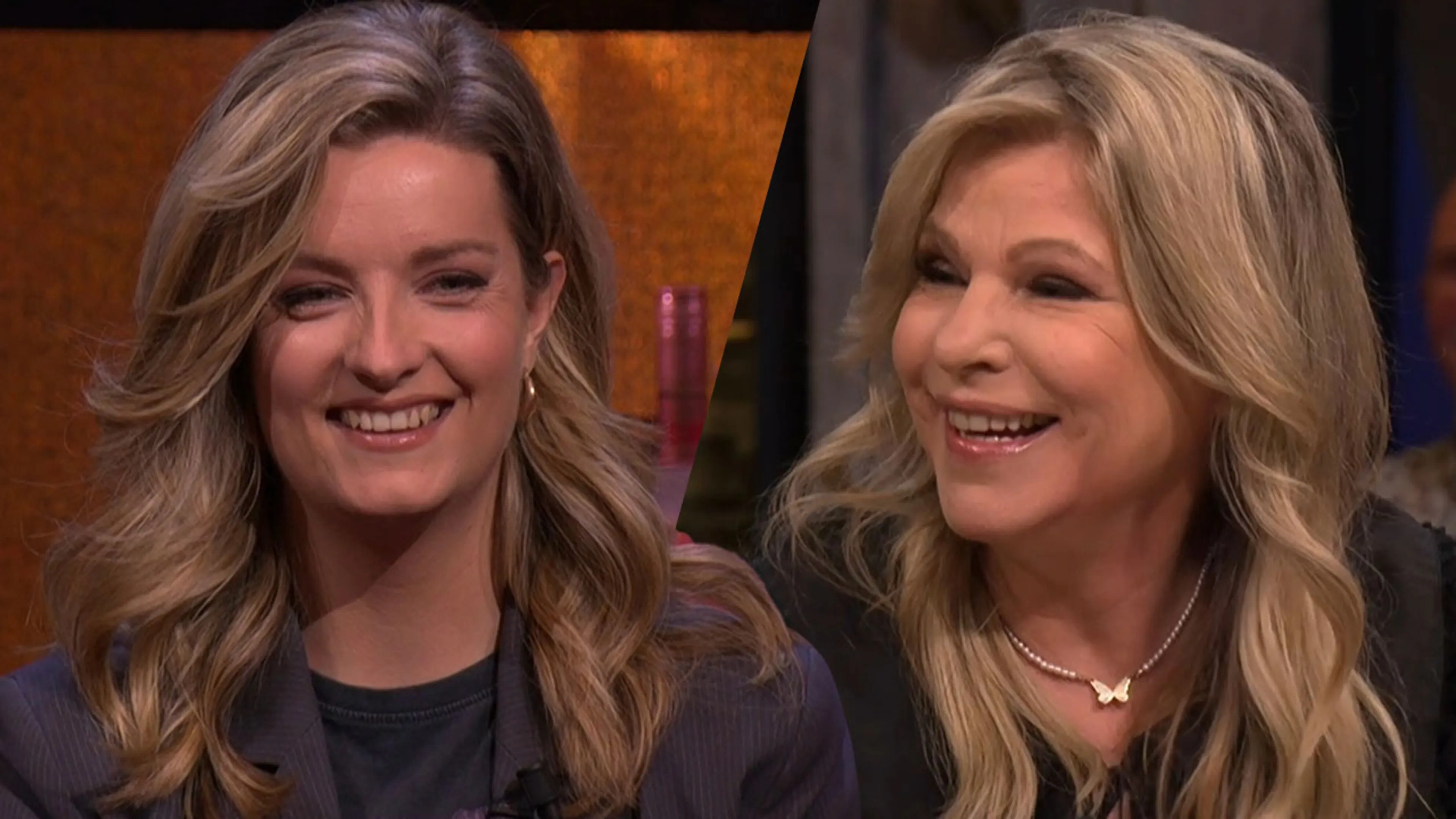 Tina Nijkamp en Merel Ek dinsdagavond te gast bij Vandaag Inside 