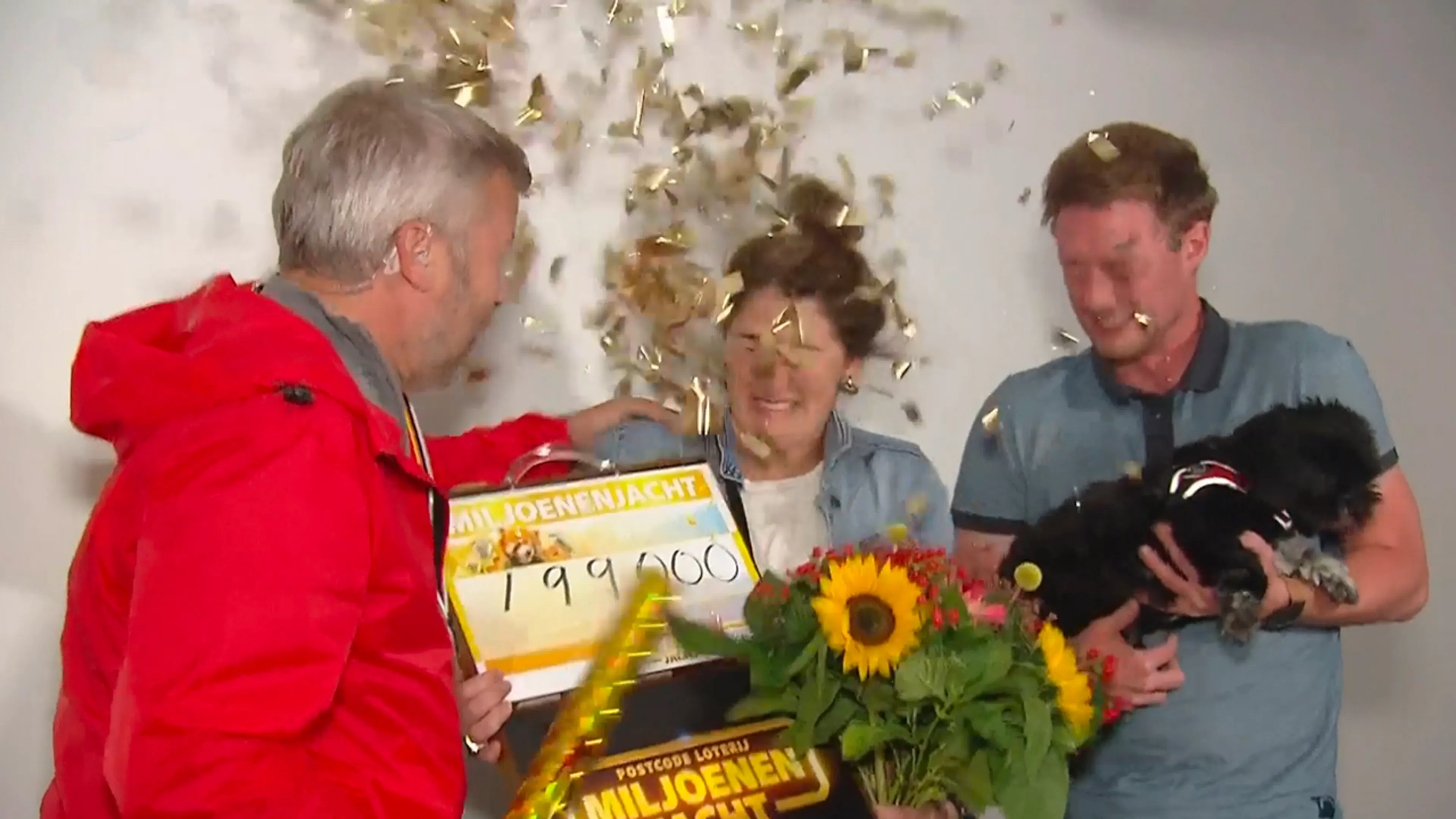 Winston Gerschtanowitz reageert op confettikanon-incident: 'Ik schrok me helemaal rot'