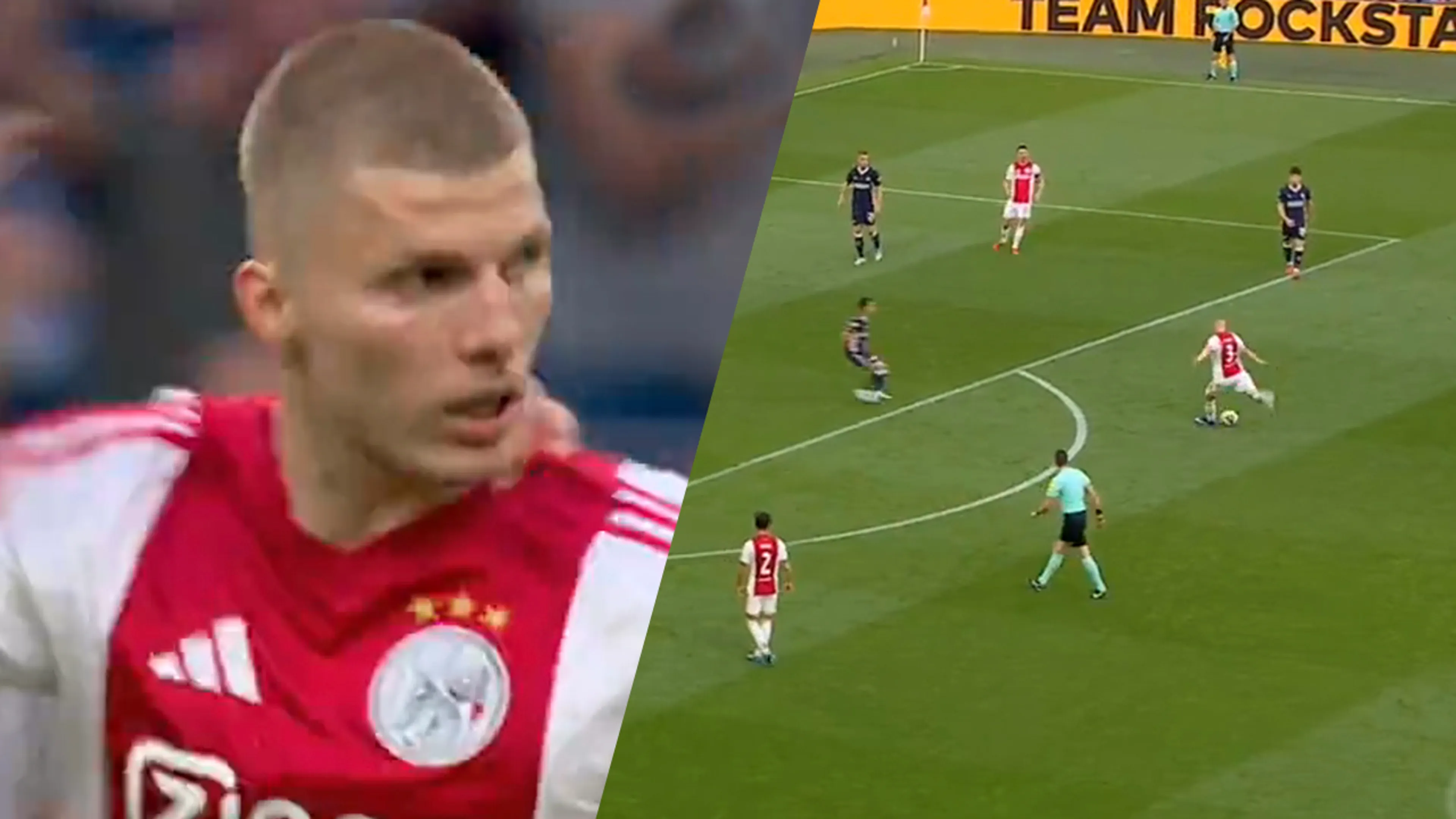 Videogoal: PSV ziet voorsprong snel verdwijnen: poeier van Gaaei brengt Ajax op gelijke hoogte