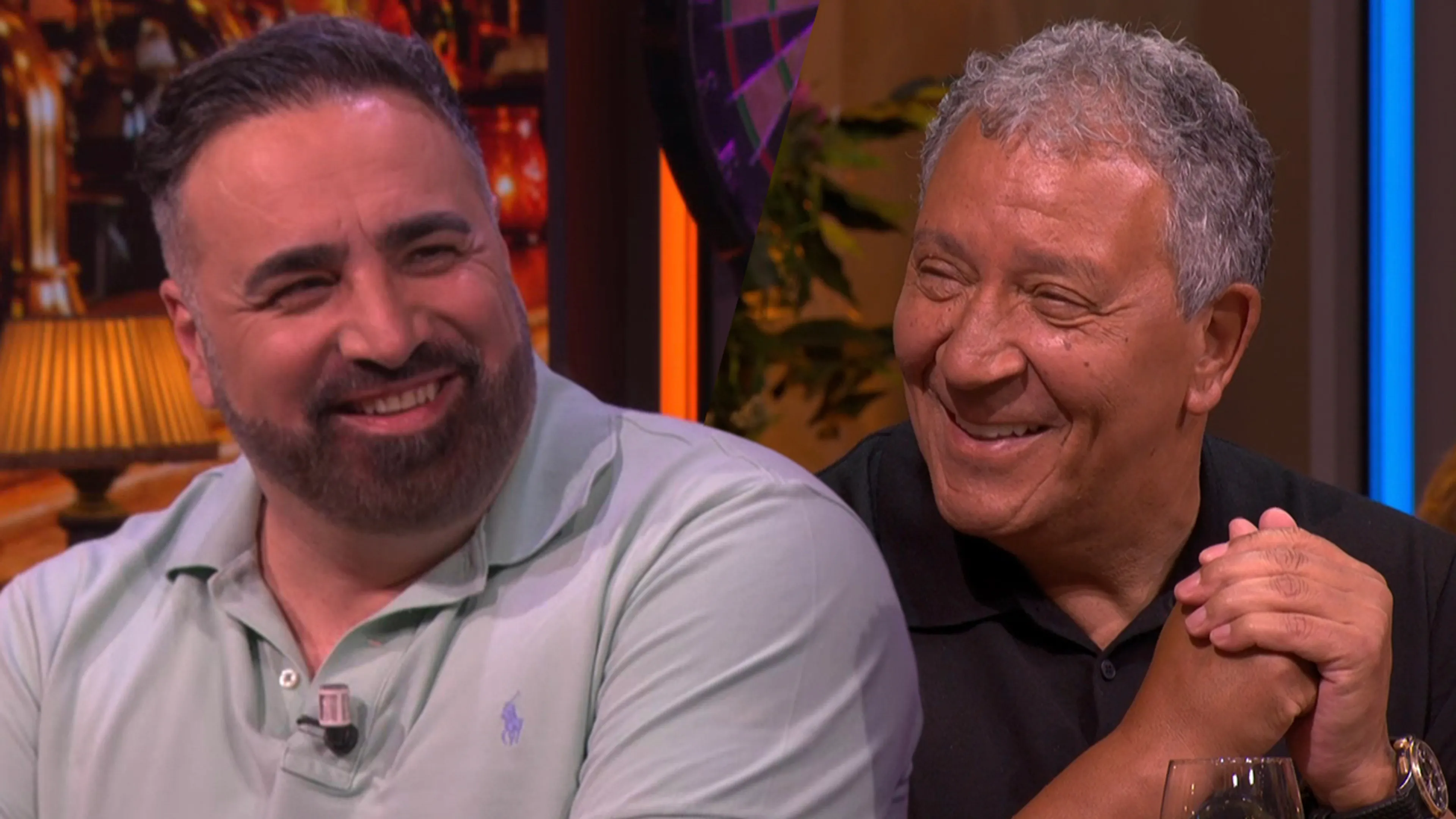 Sinan Can en Henk ten Cate dinsdag te gast bij Het Oranje Café