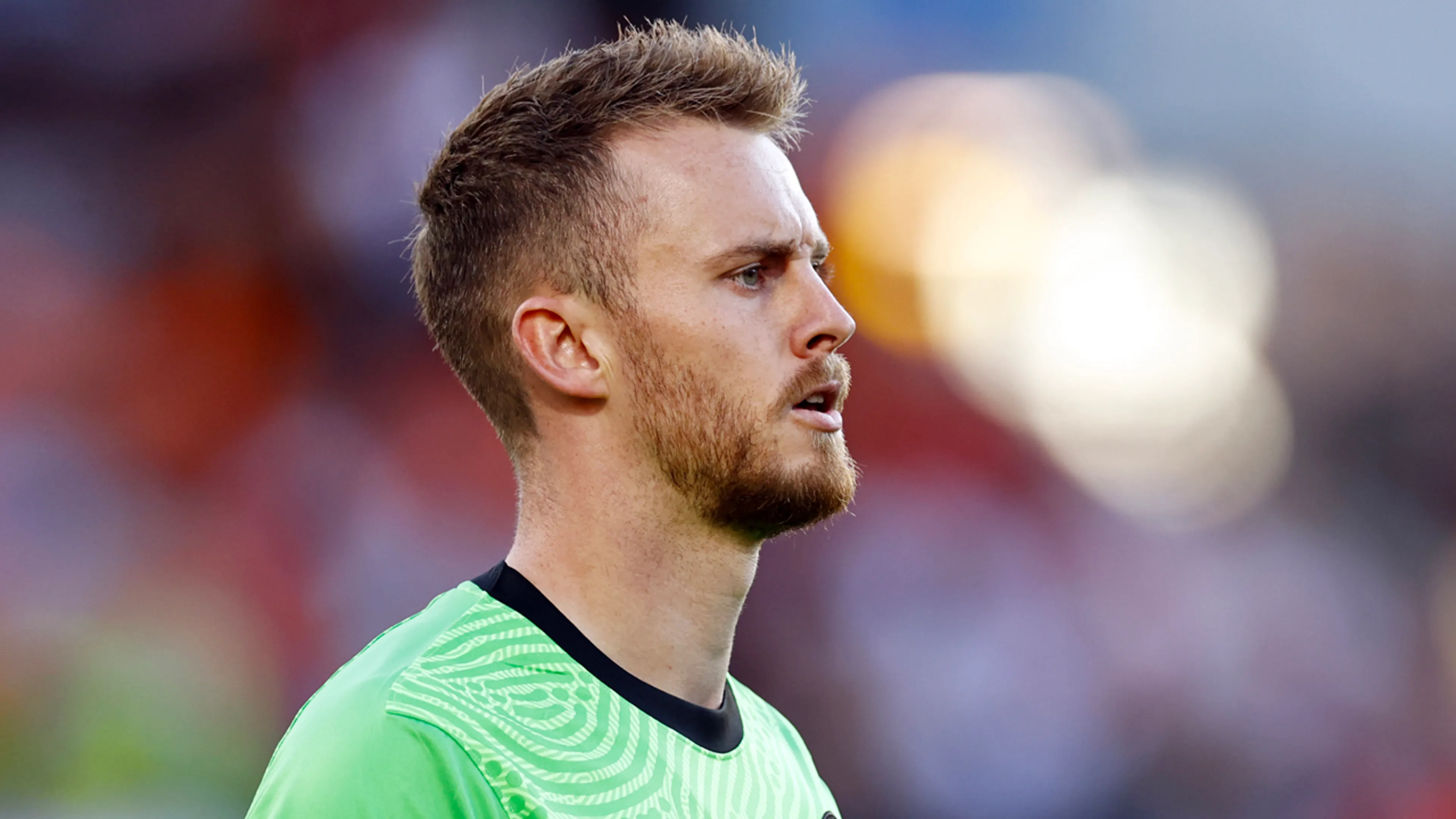 Mark Flekken: 'Als ik erbij ben, dan wil ik natuurlijk wel als eerste keeper mee'