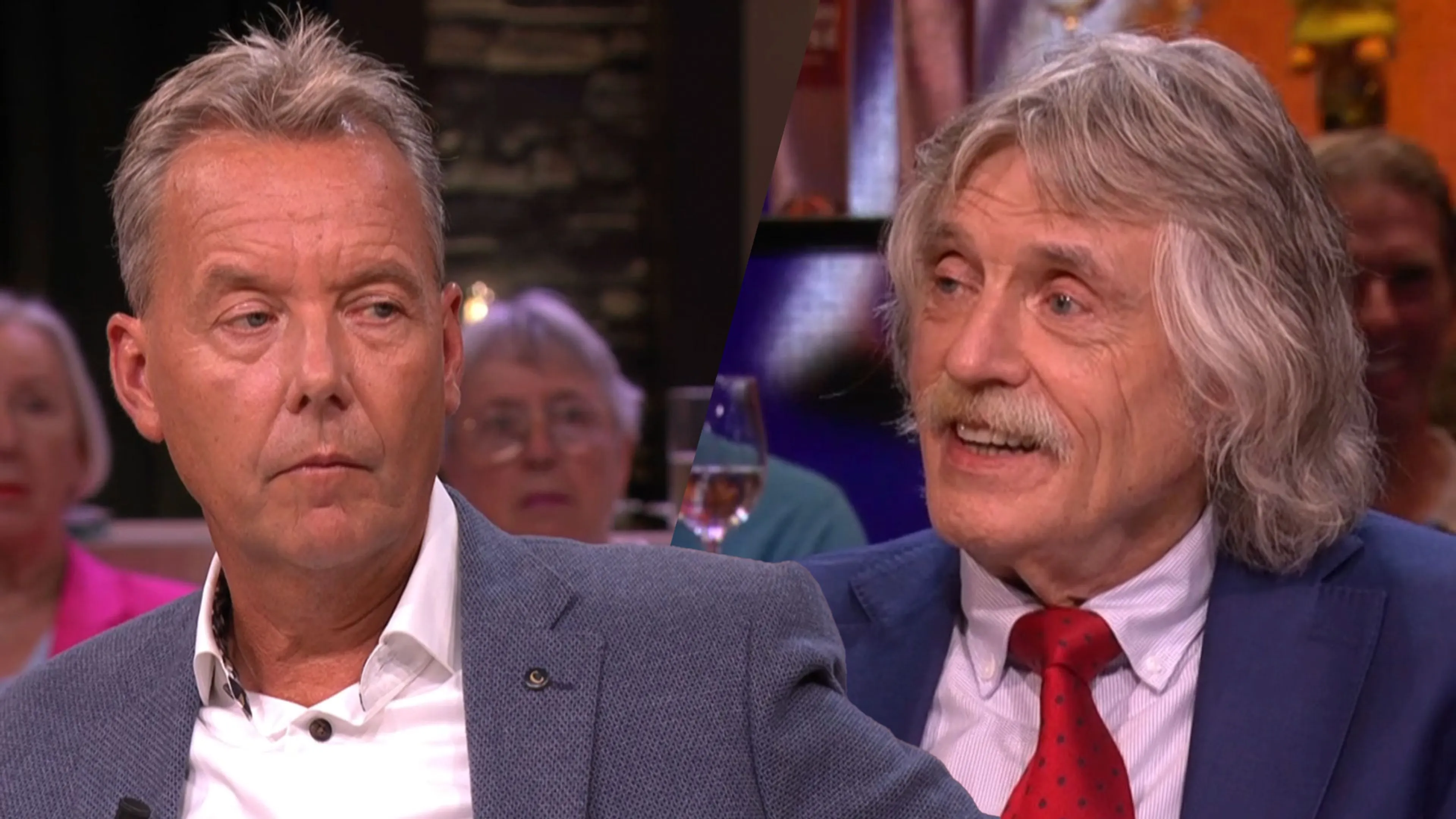Johan Derksen hoort klaagzang van Valentijn Driessen: 'Is er iets wat jij wél leuk vindt?'