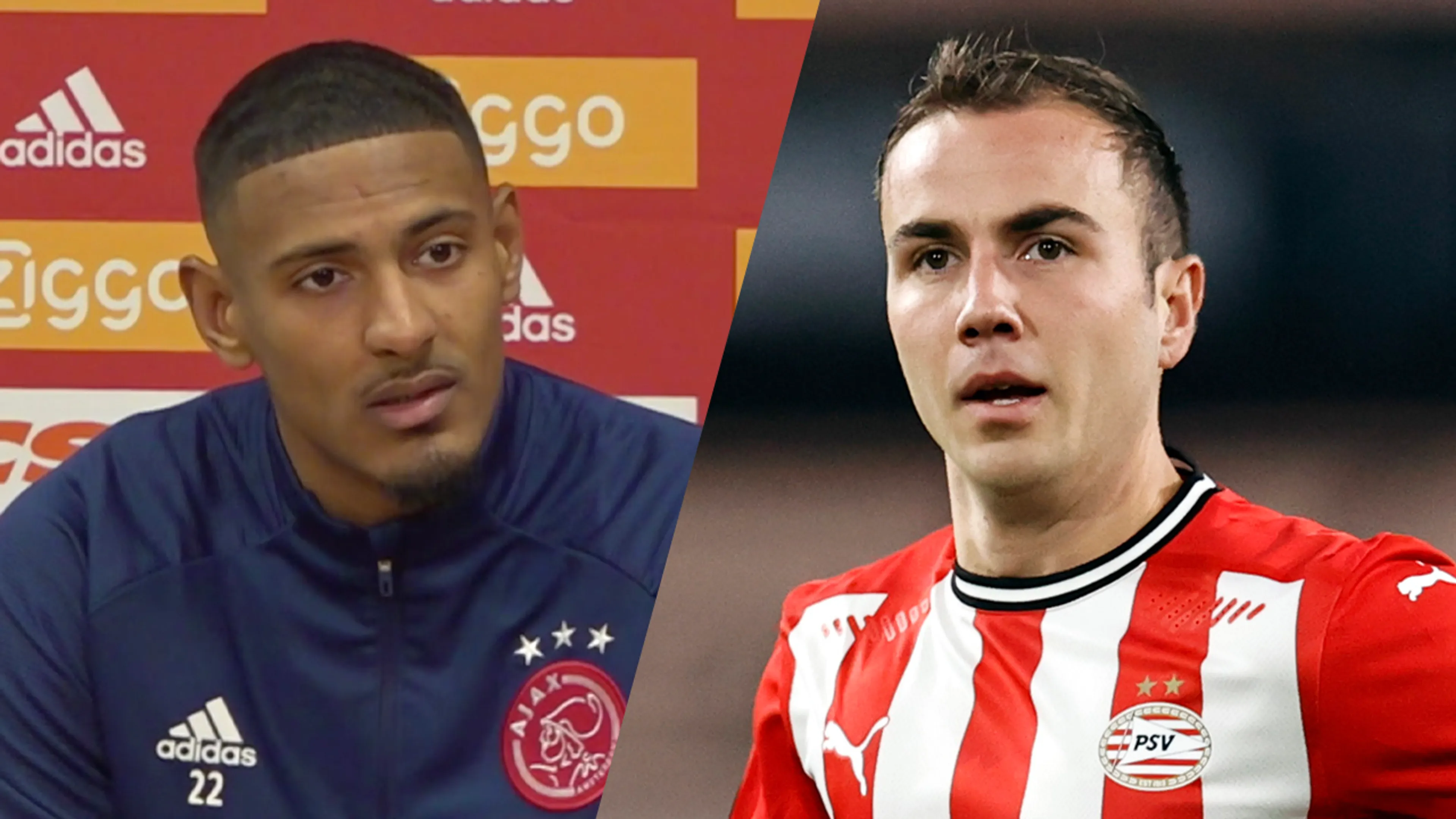Ajax zonder Haller, Götze ontbreekt bij PSV
