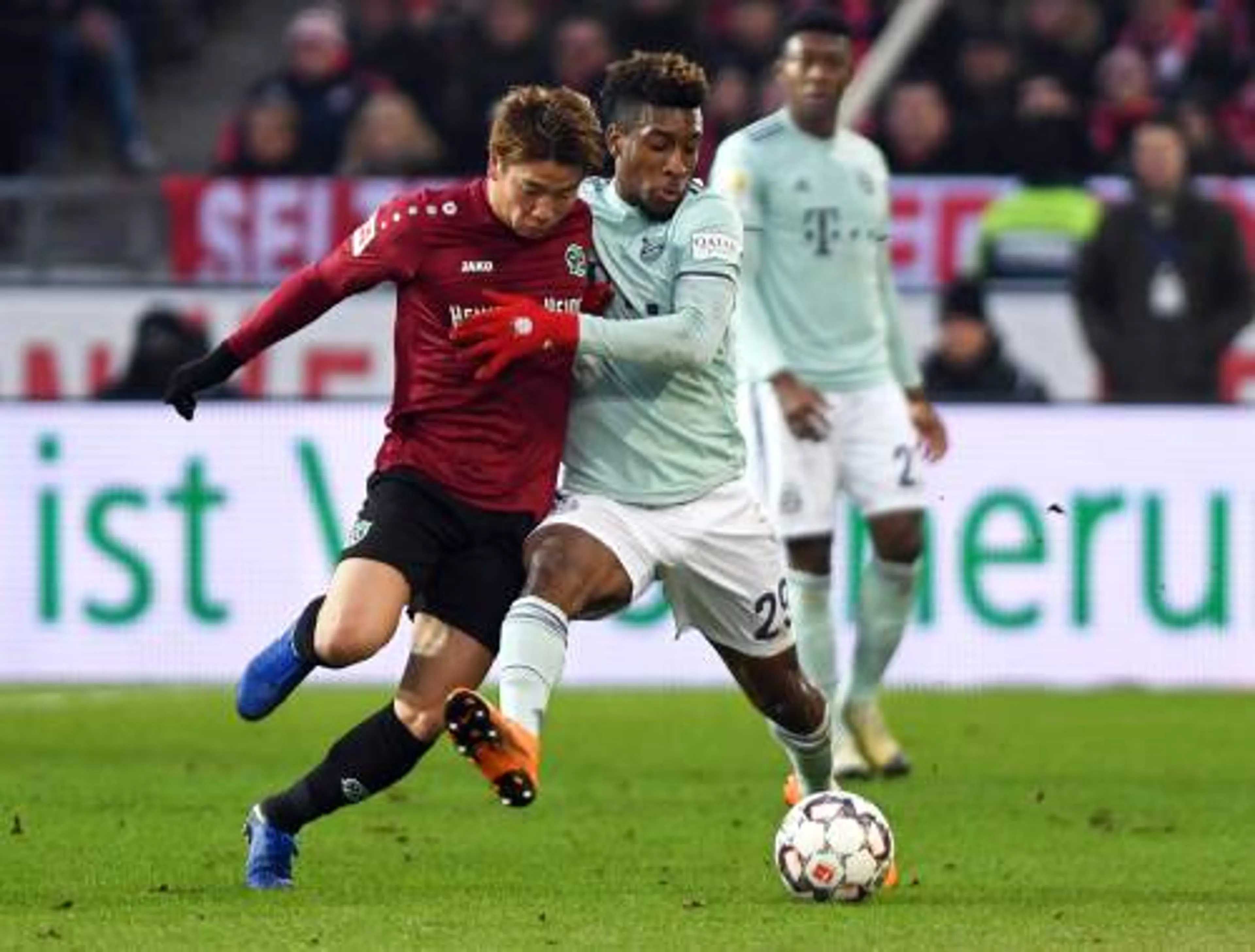 Bayern achterhaalt Mönchengladbach