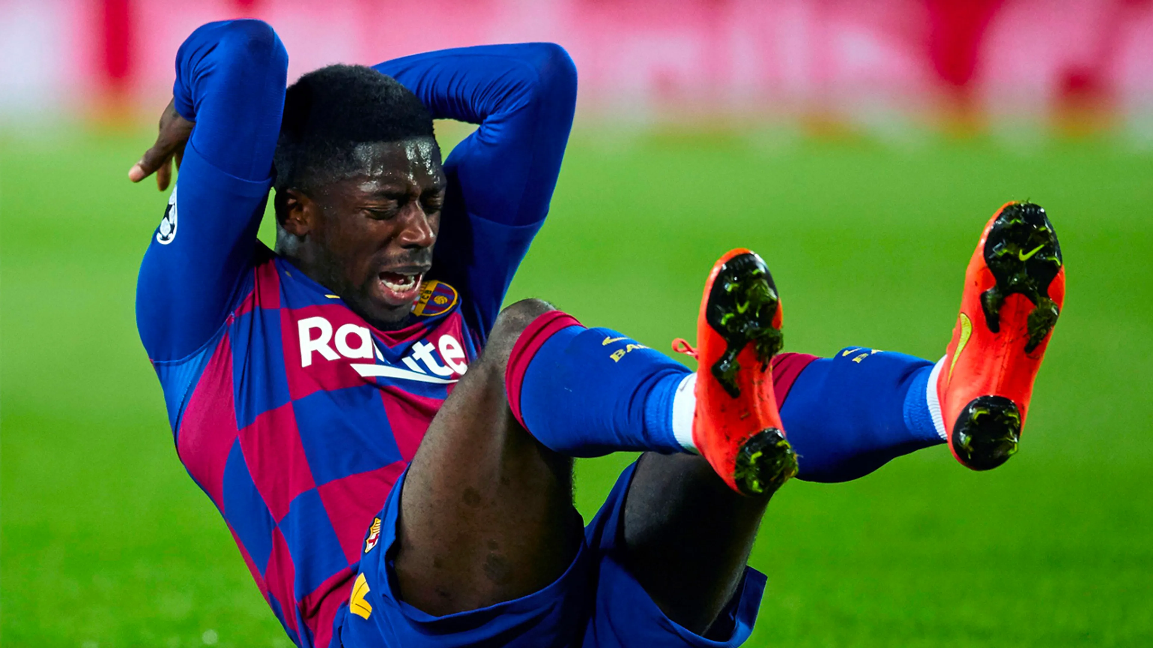 Weer zware blessure Dembélé bij FC Barcelona