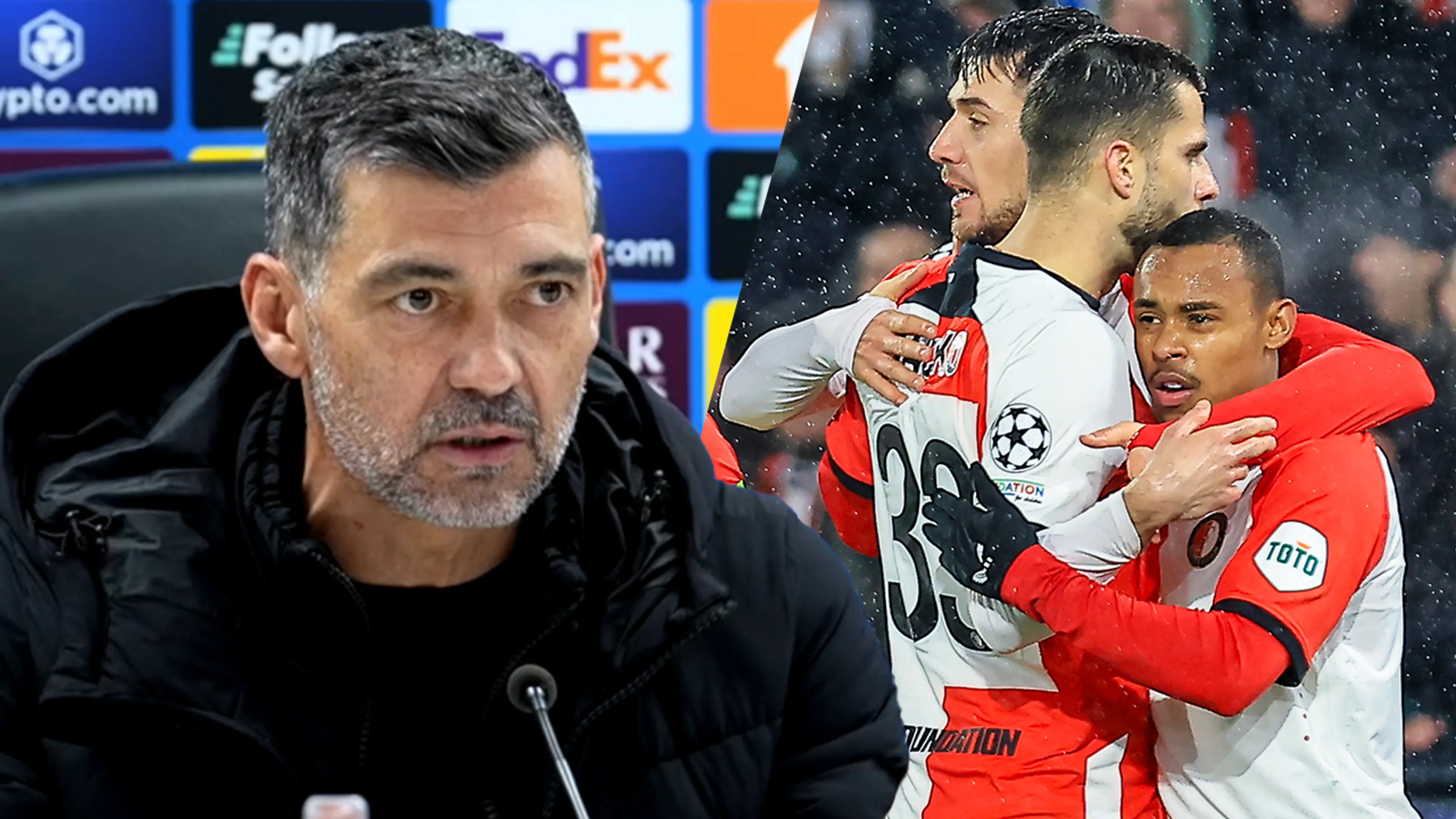 Video: Boze AC Milan-trainer loopt weg bij persconferentie na nederlaag tegen Feyenoord