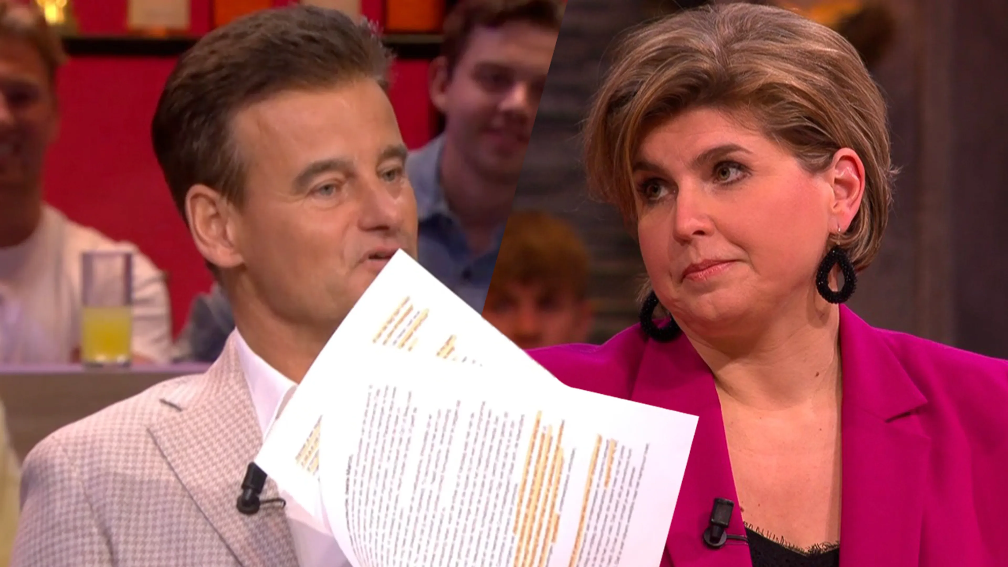 Angela de Jong gebeld door RTL Tonight-maker nadat Wilfred Genee mail voorlas bij Vandaag Inside