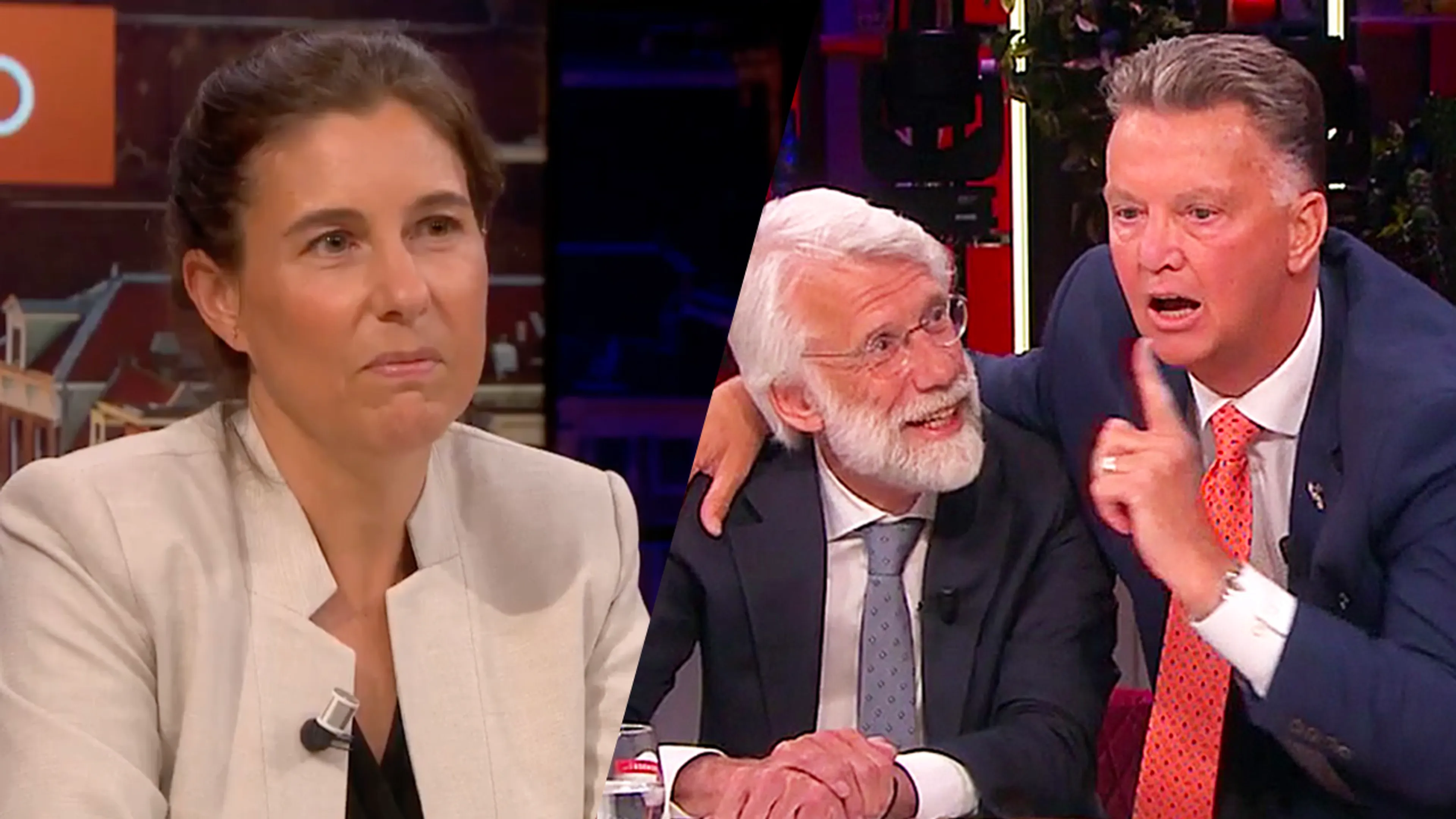Van Gaal geïrriteerd aan tafel bij Humberto: 'Mag ik ook wat zeggen?'
