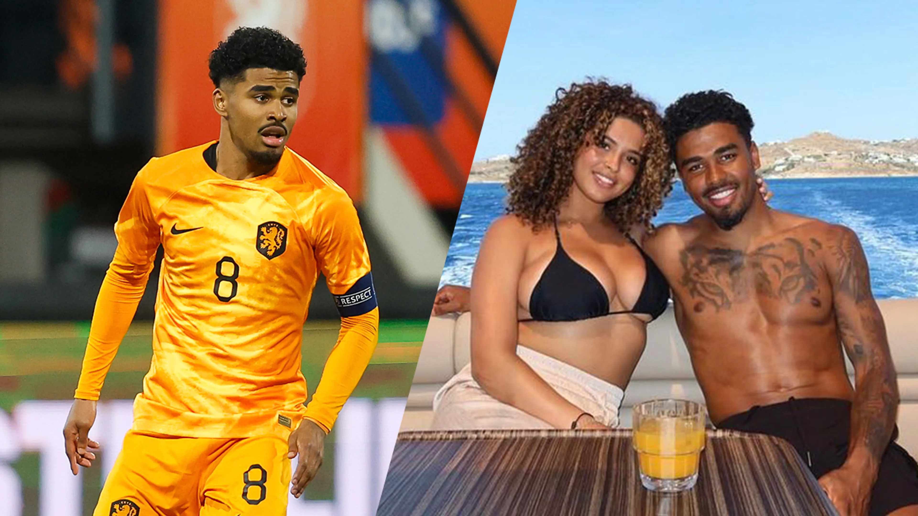 Frenkie-vervanger Maatsen lag met vriendin op een jacht op zee: 'Inpakken en even schakelen!'