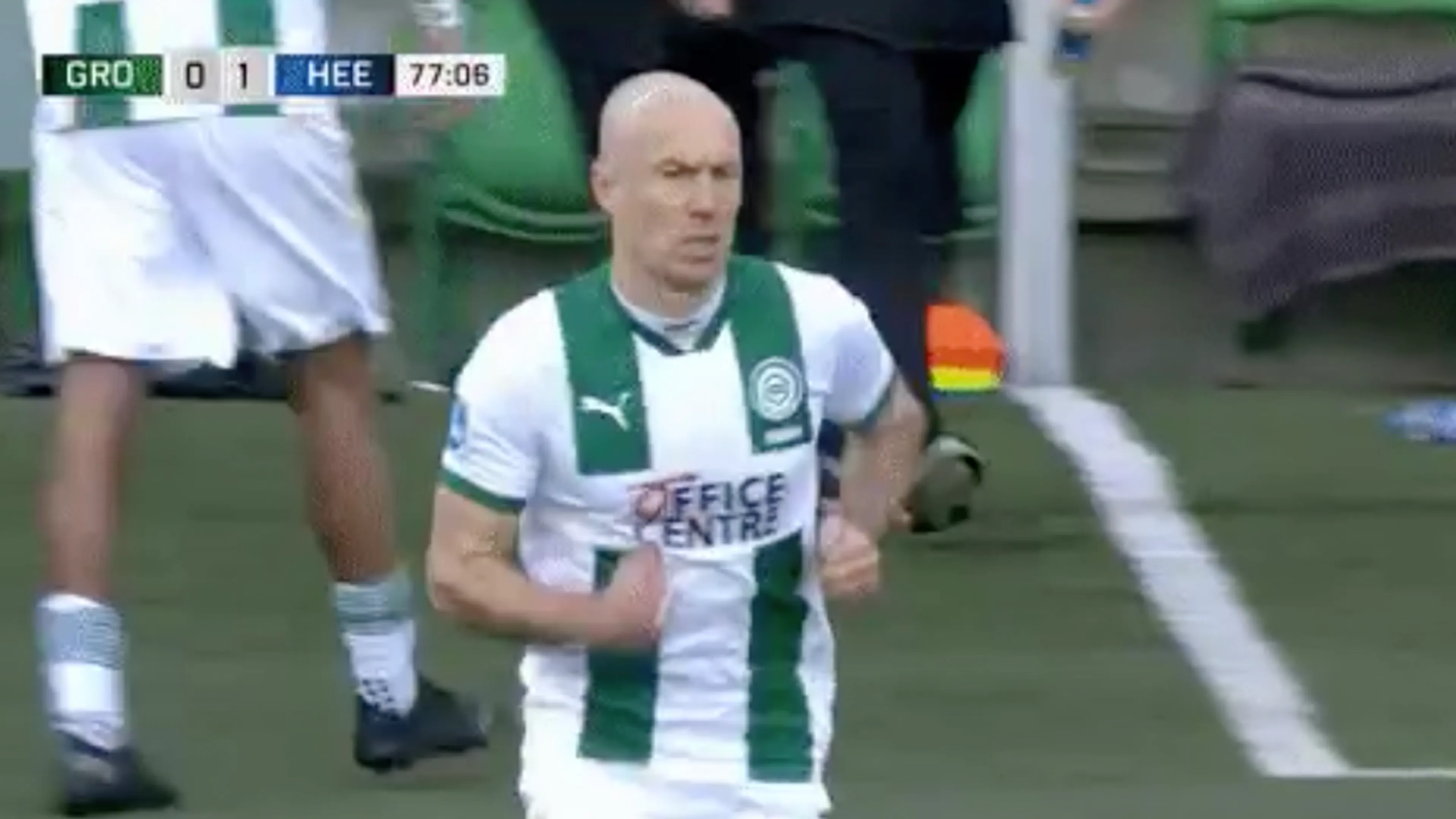 Arjen Robben maakt na half jaar rentree bij Groningen