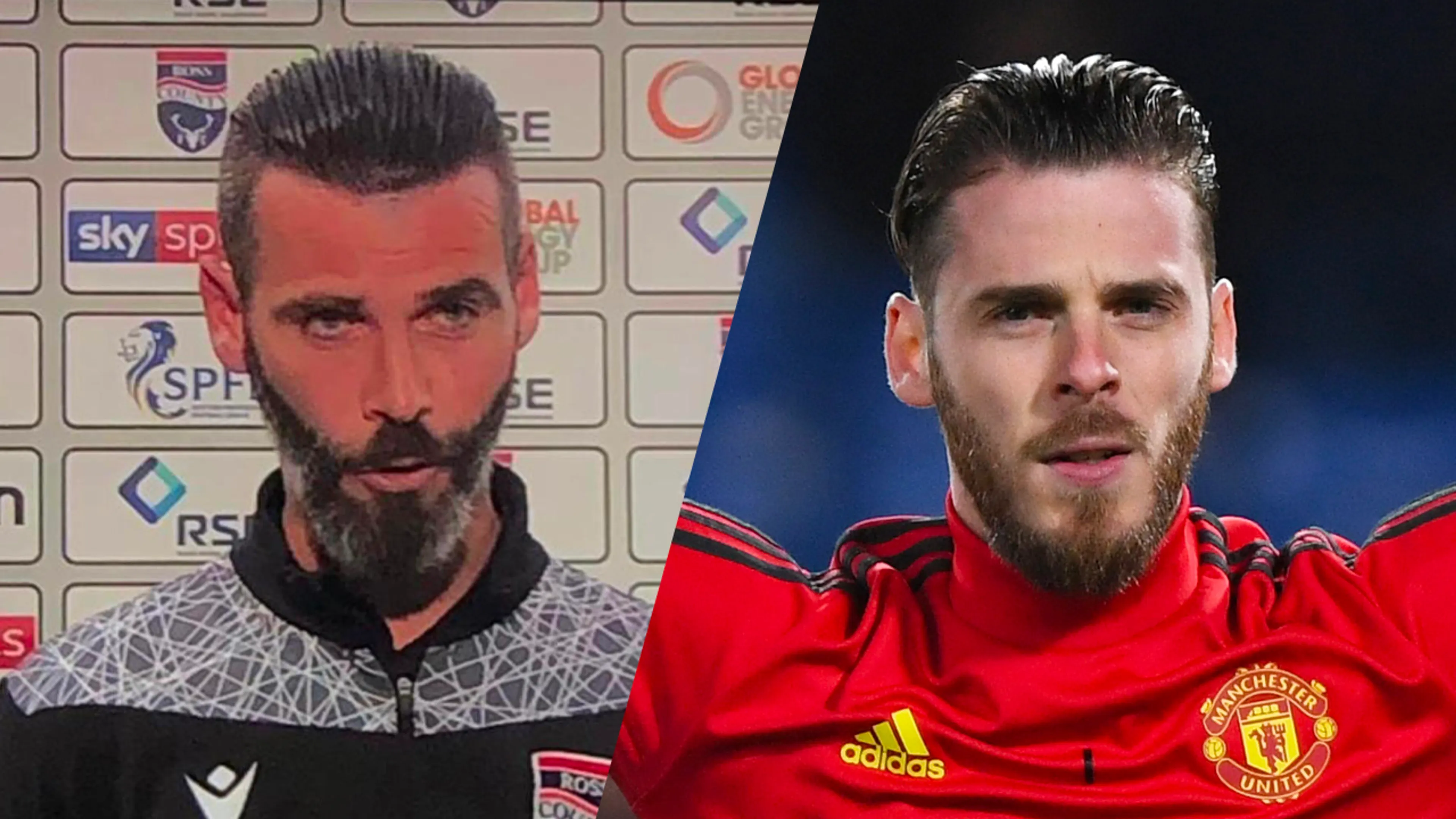 Man Utd-doelman De Gea spot dubbelganger