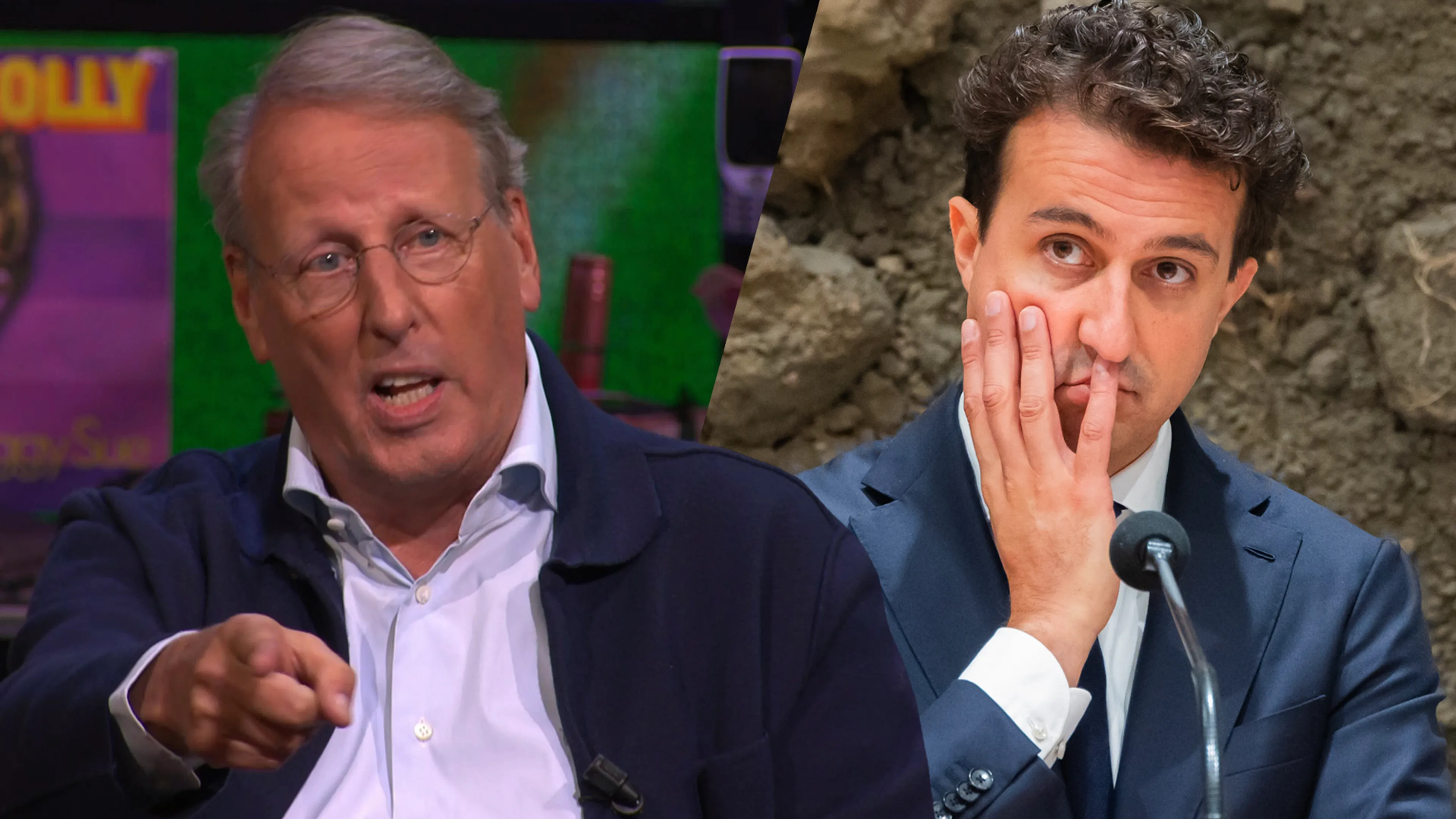 Chris Woerts schiet uit de startblokken en windt zich binnen één minuut op over Jesse Klaver