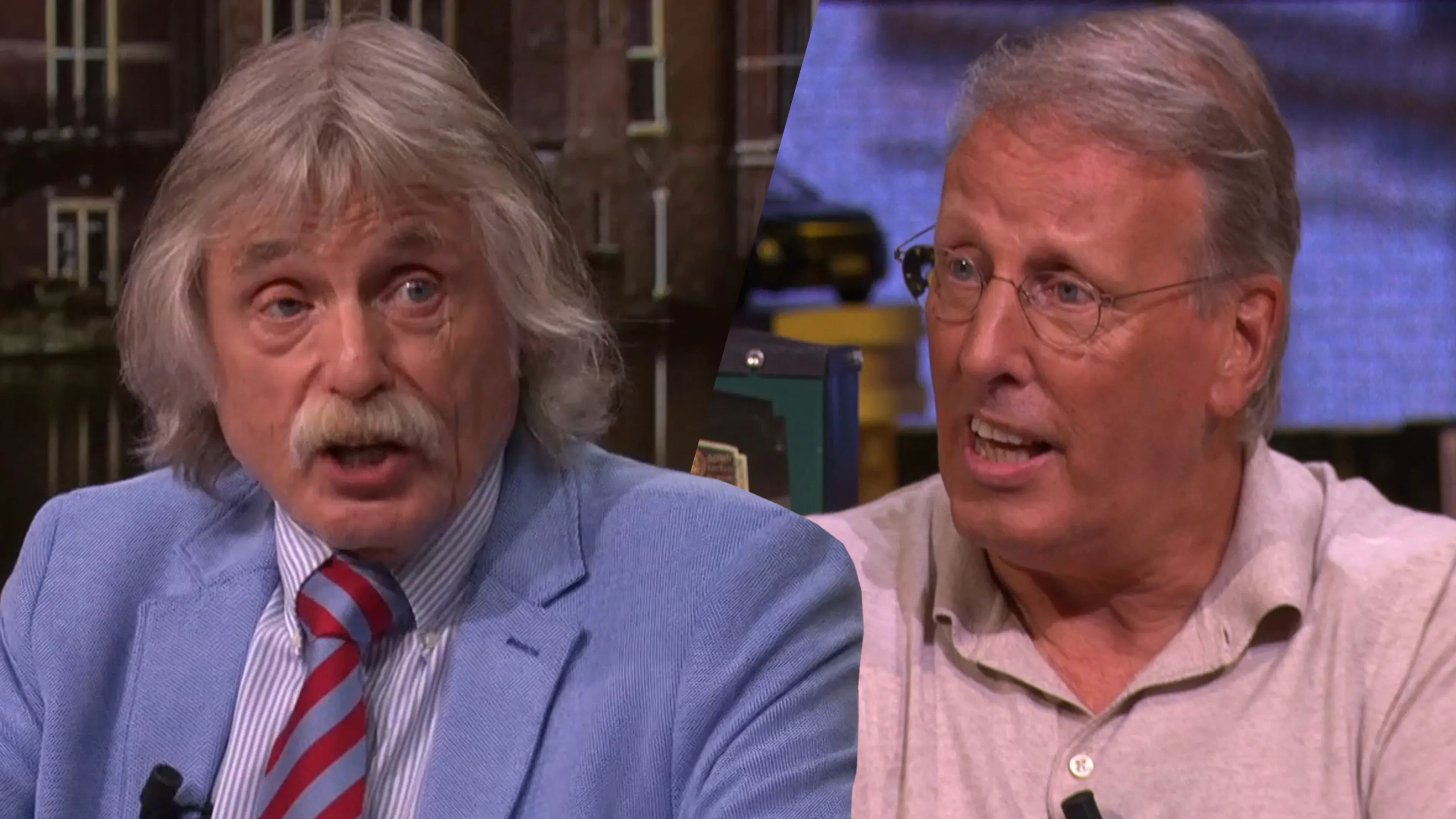 Johan Derksen en Chris Woerts in discussie over Yeşilgöz: 'Je doet net of er niks aan de hand is'