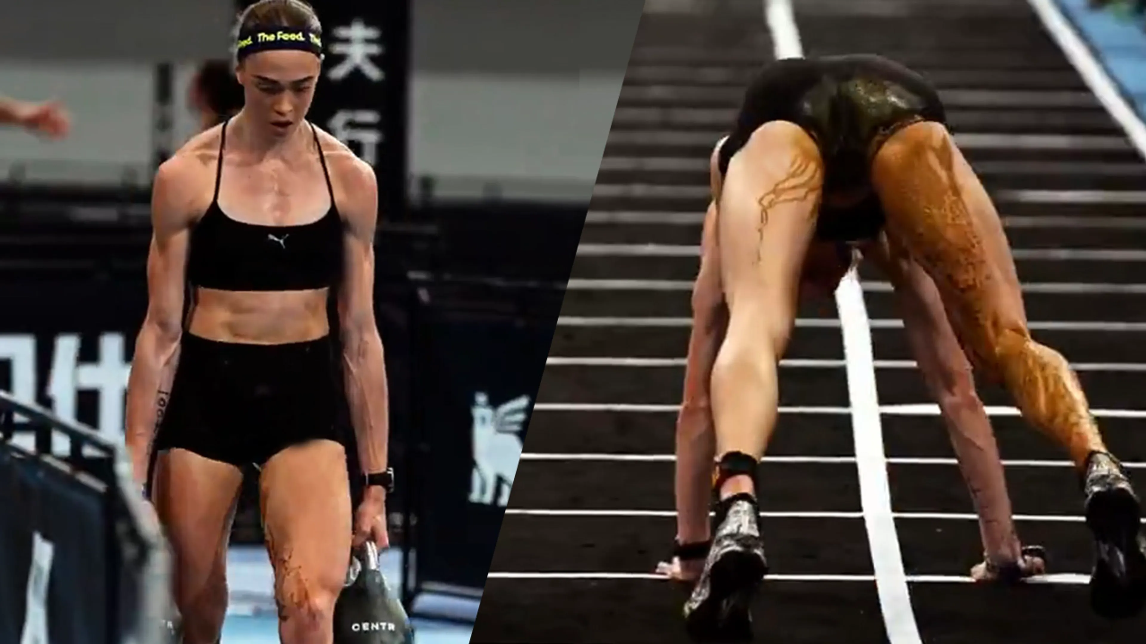 Ophef rond Hyrox-atlete die ondanks ontlasting rond haar benen wint: 'Ze had naar het toilet kunnen gaan'