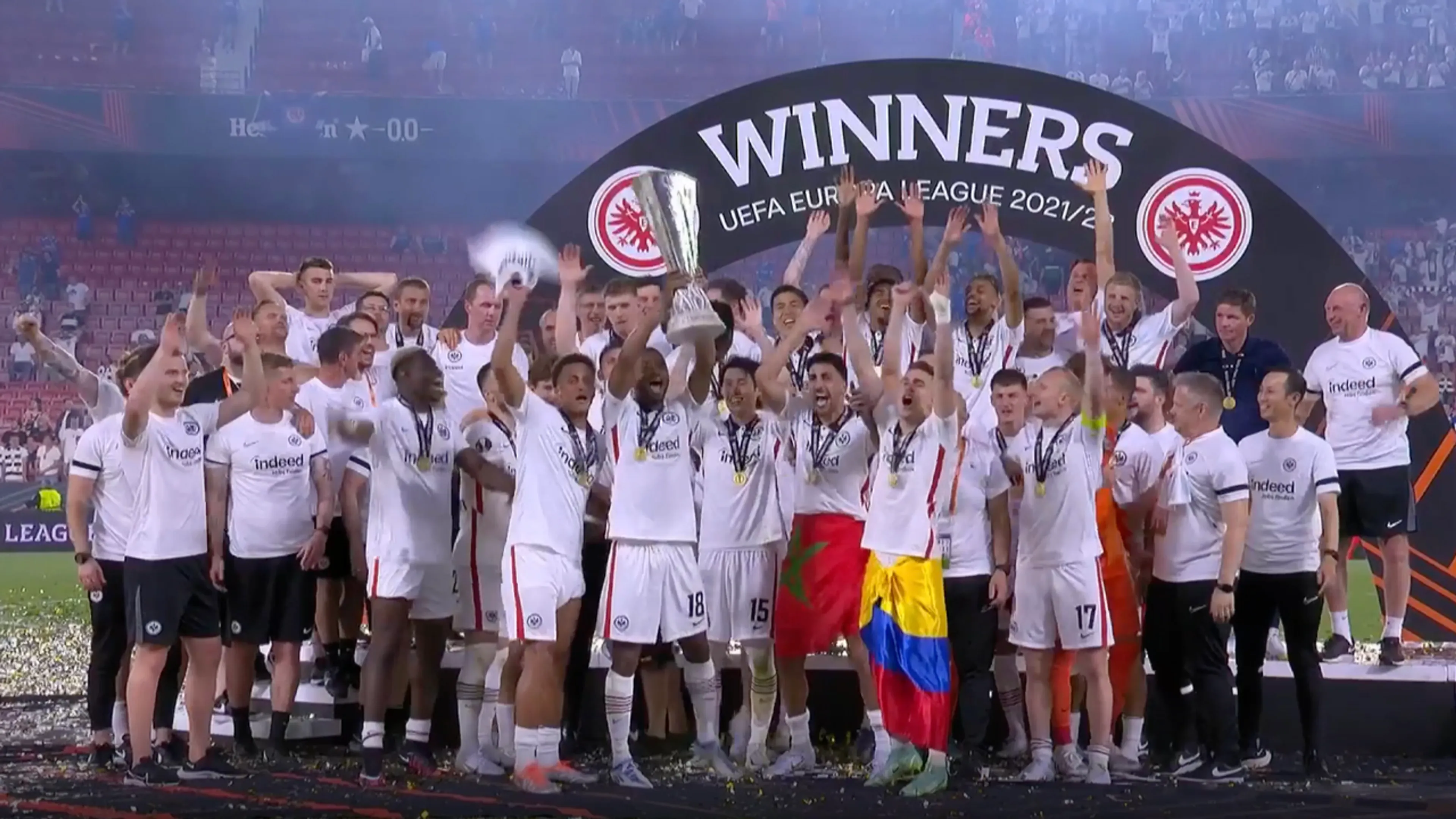 Eintracht Frankfurt wint de Europa League 2021/2022!