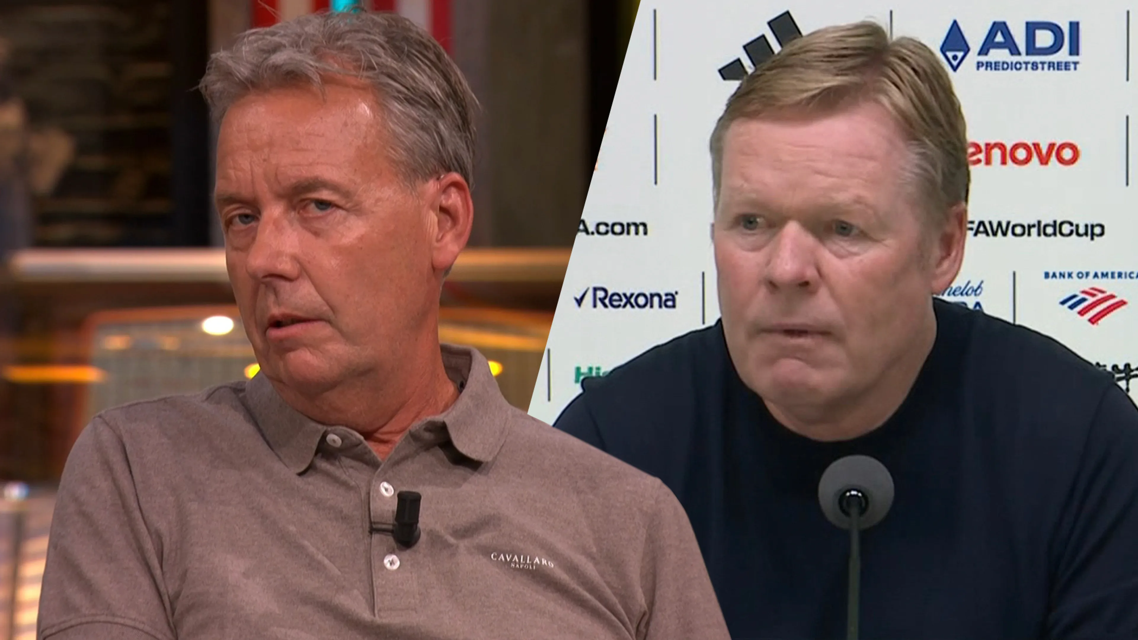 Valentijn Driessen ziet voor het eerst zijn harde vragen aan Ronald Koeman na Oranje-exit terug