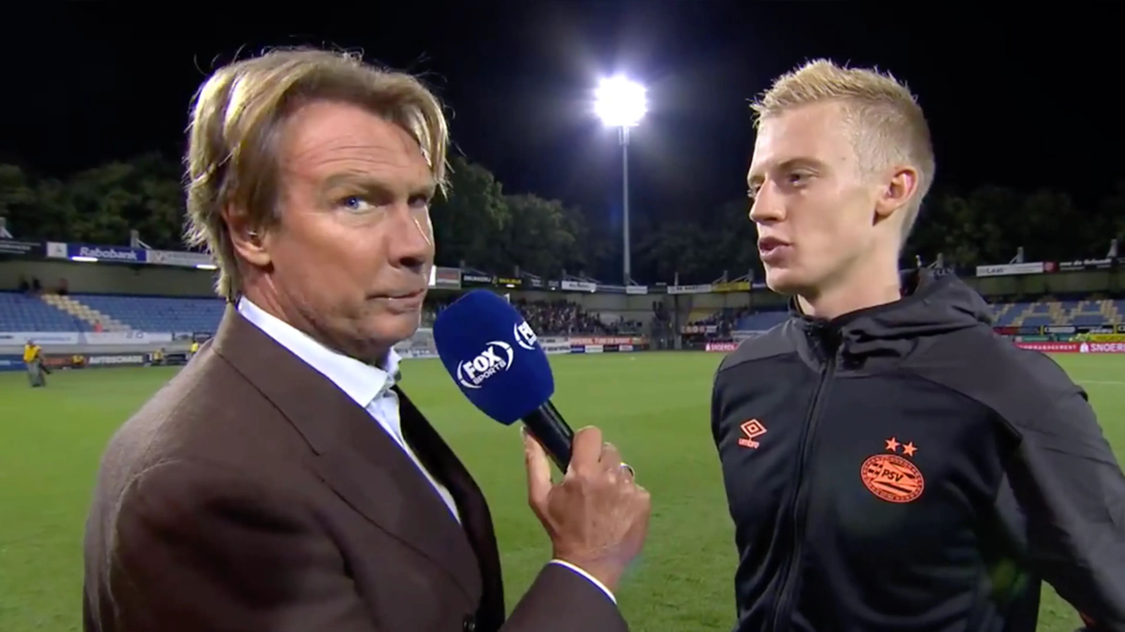 HAHA! Hansie probeert Duits te spreken met Baumgartl in interview
