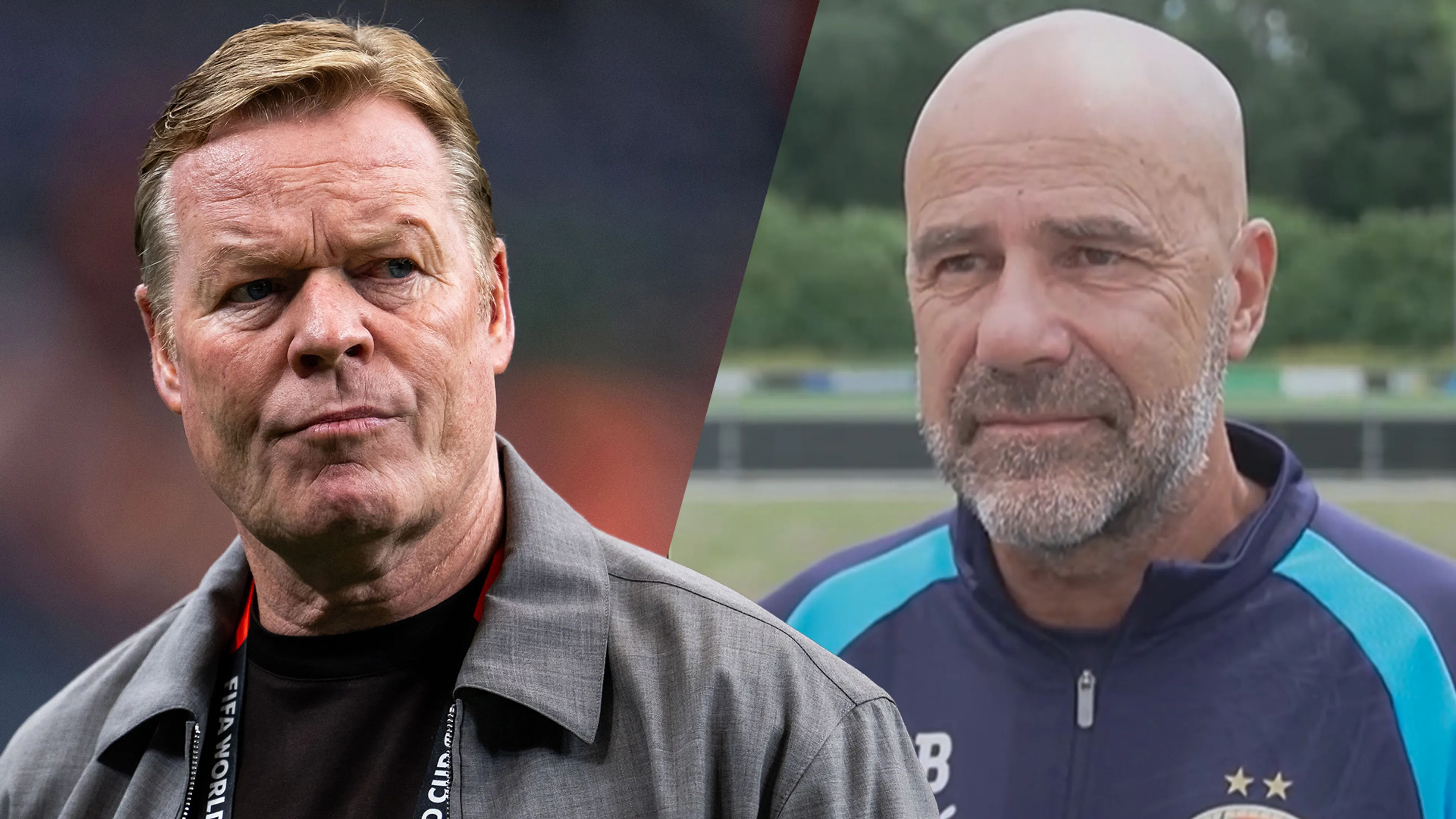 Bosz krijgt prangende vraag voorgeschoteld: 'Is er een kans dat jij de opvolger van Koeman wordt?'