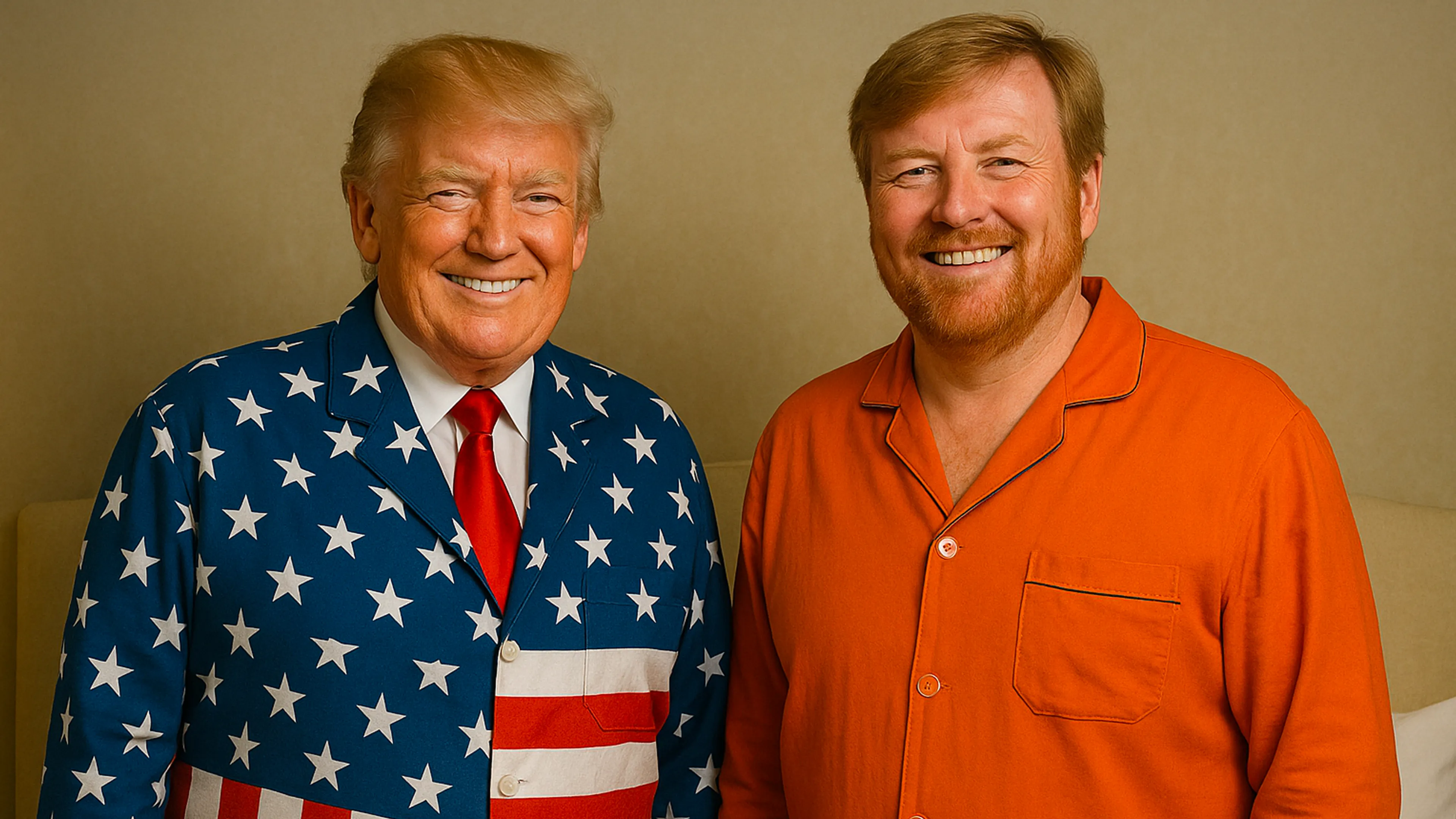 Trump slaapt vanavond bij koning Willem-Alexander op paleis Huis ten Bosch