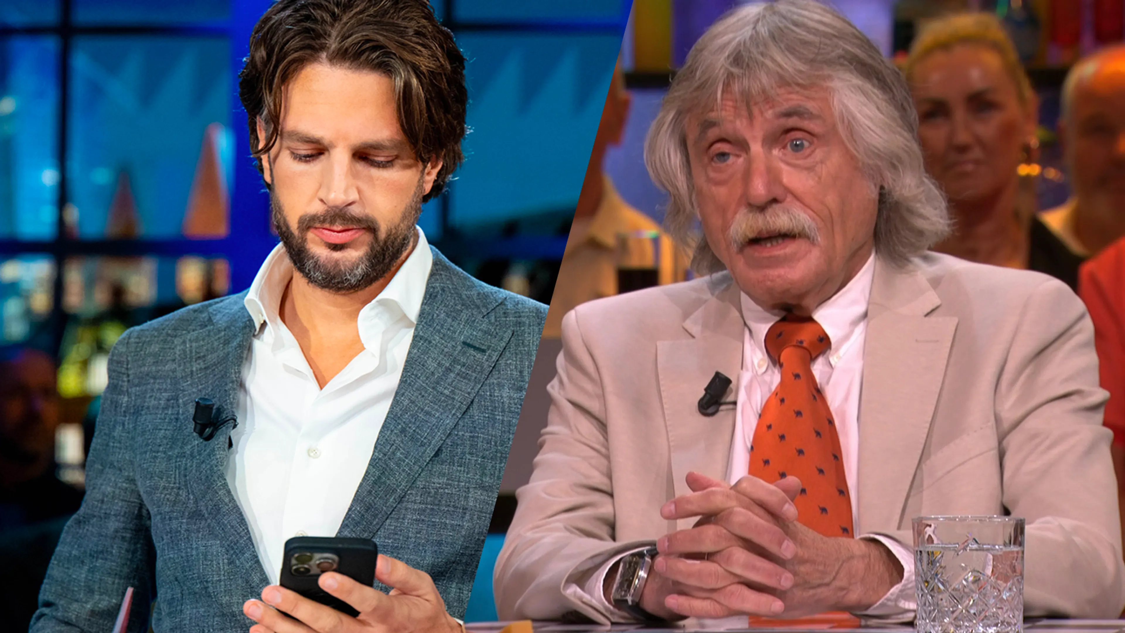 Johan Derksen blijft achter zijn woorden over Renze Klamer staan: 'Mijn bron is zo goed'