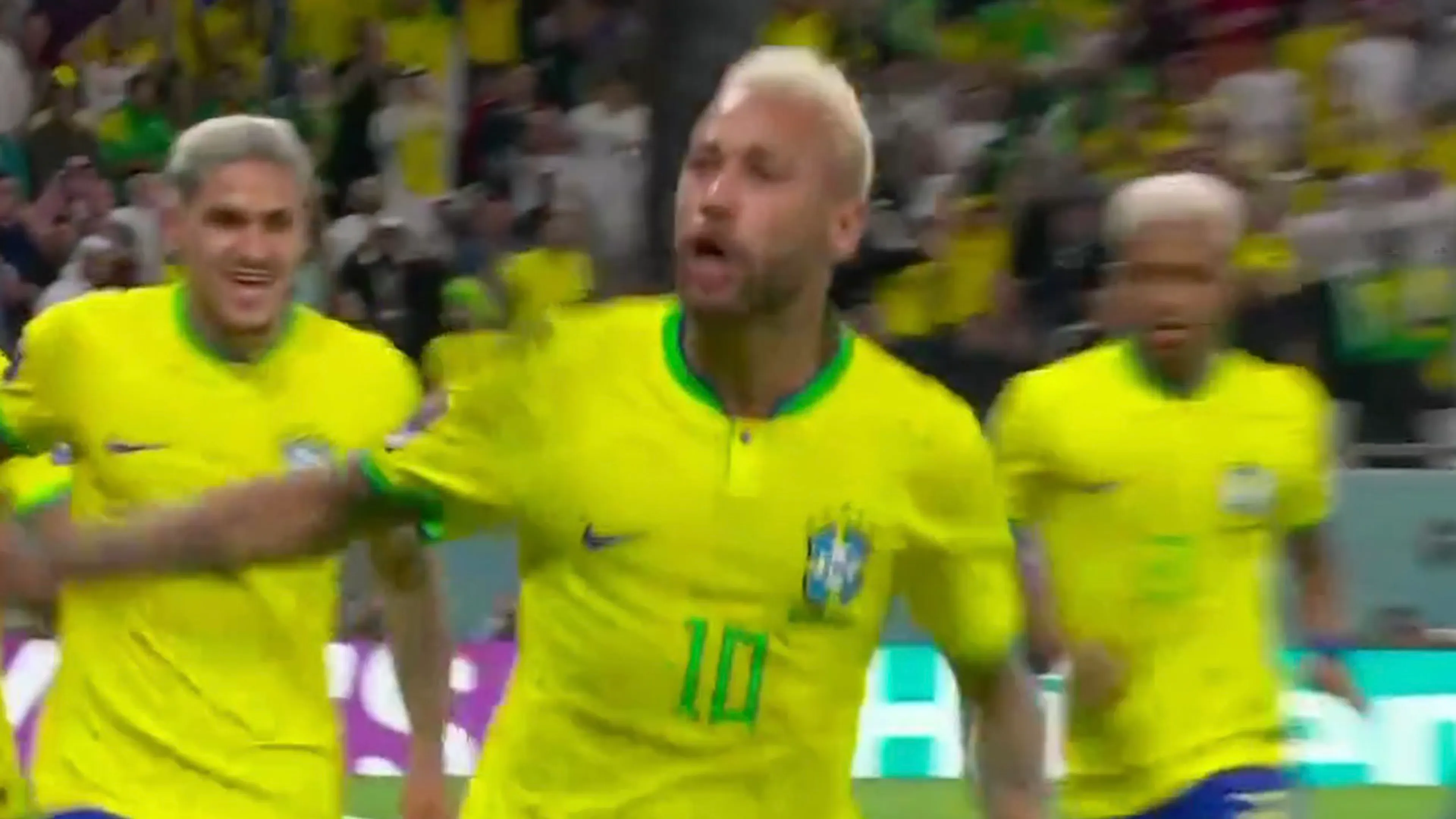 Videogoal: Neymar schiet Brazilië op voorsprong in de verlenging tegen Kroatië