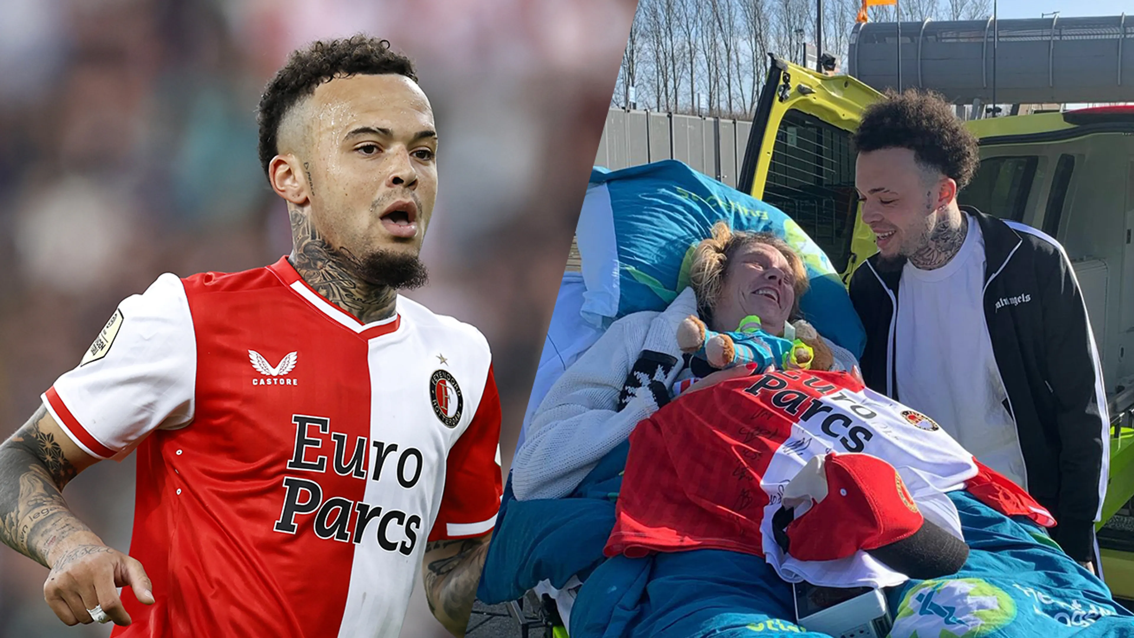 Hartman verrast terminale patiënt bij De Kuip: 'Voetballer met een groot hart'